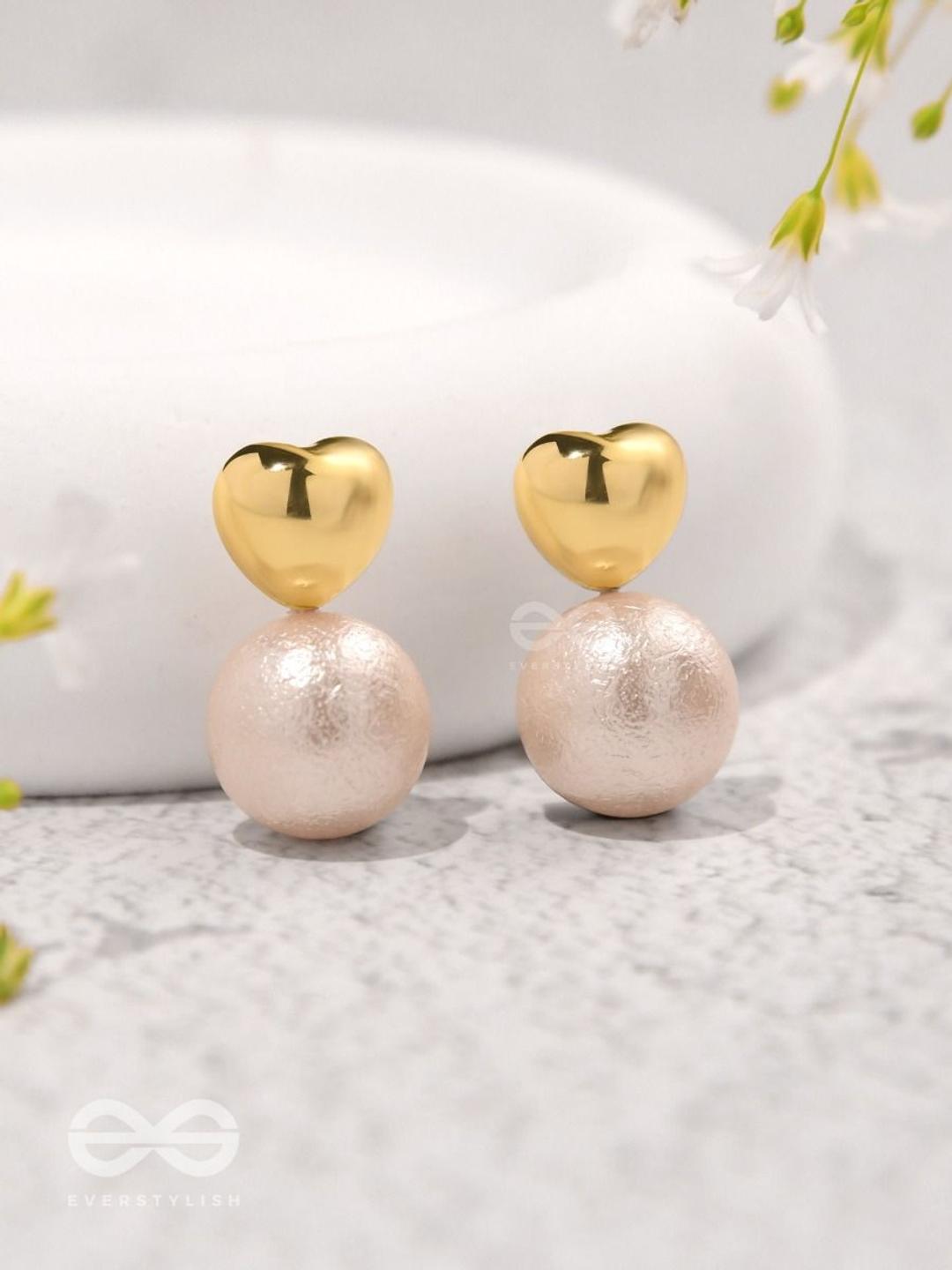 Buy EVERSTYLISH Heart's Delight Contemporary Drop Earrings