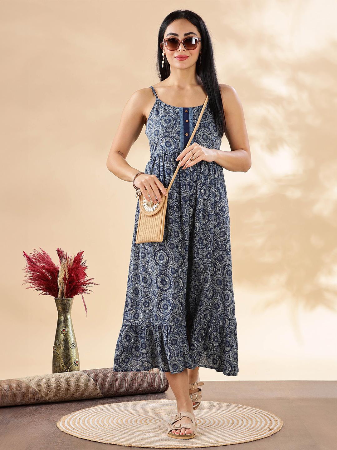 knee length dresses myntra Buy Moda Rapido Women Solid Fit And Flare Knee Length Dress - Dresses for Women 33623461
