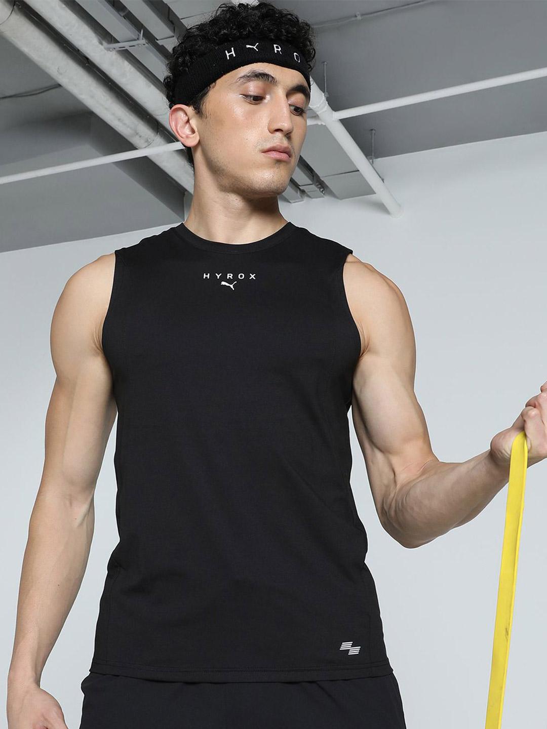 Buy Puma x Hyrox Cloudspun Men Solid Round Neck Sleeveless
