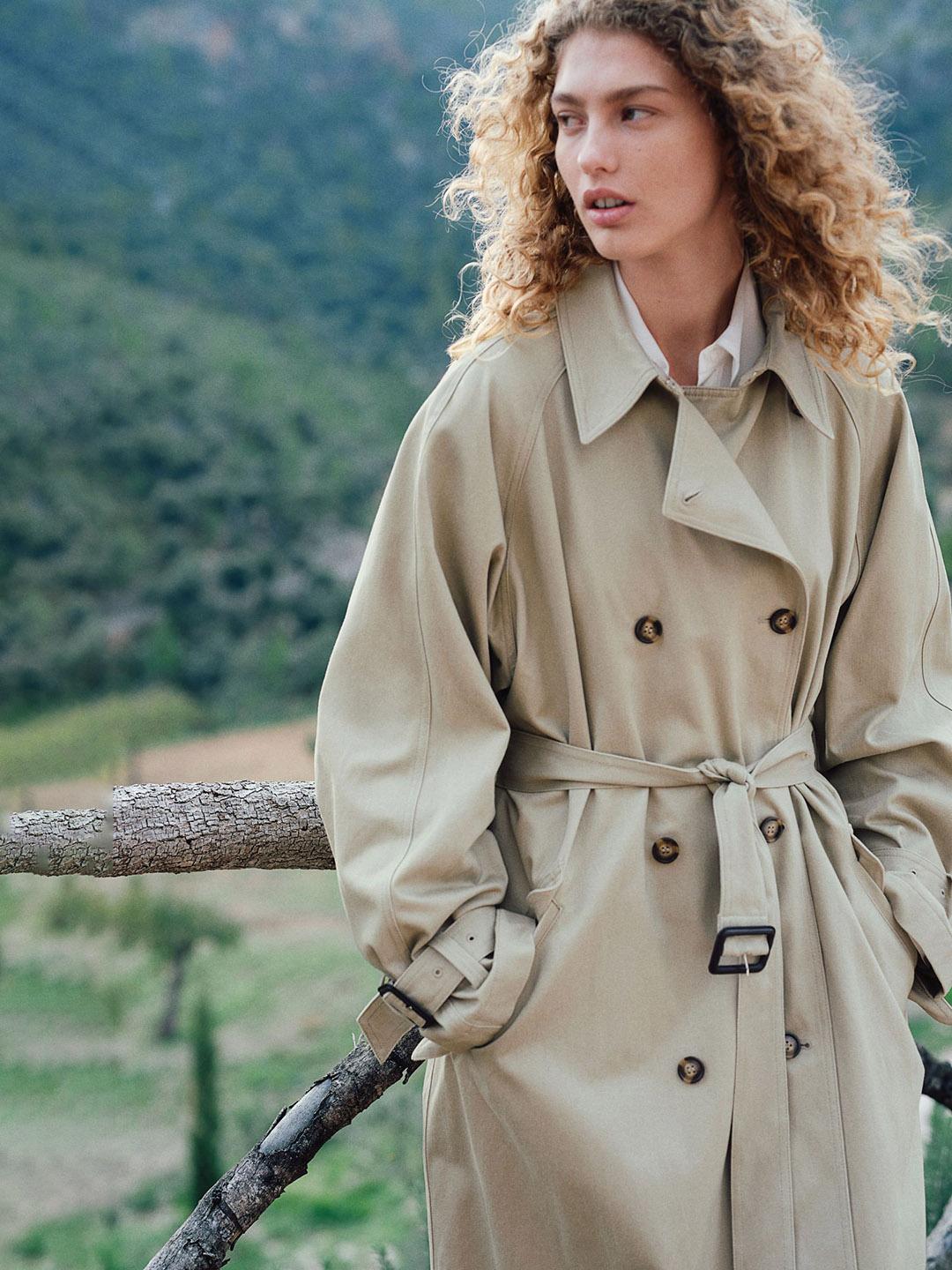 green Man(現HYKE) トレンチコート HYKE TRENCH COAT / REGULAR FIT green Man(現HYKE) トレンチ