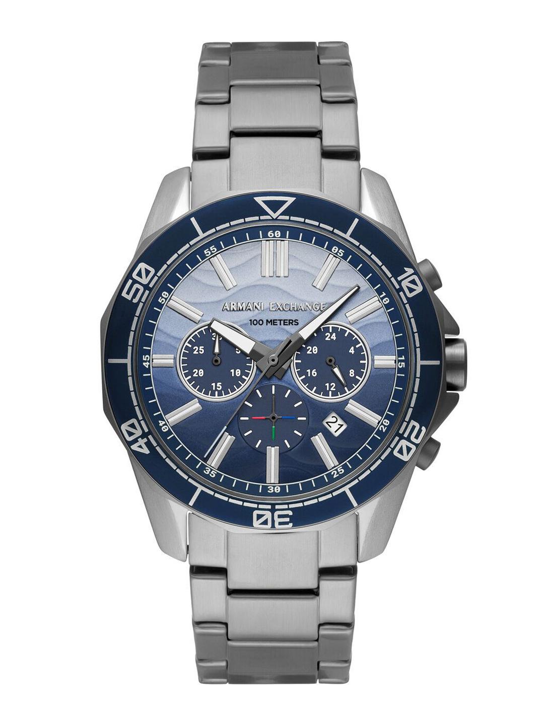 Buy Armani Exchange Men Dial & Stainless Steel Straps Analogue