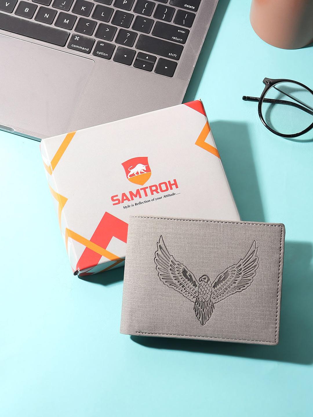 SAMTROH Men Animal Printed Zip Wallet