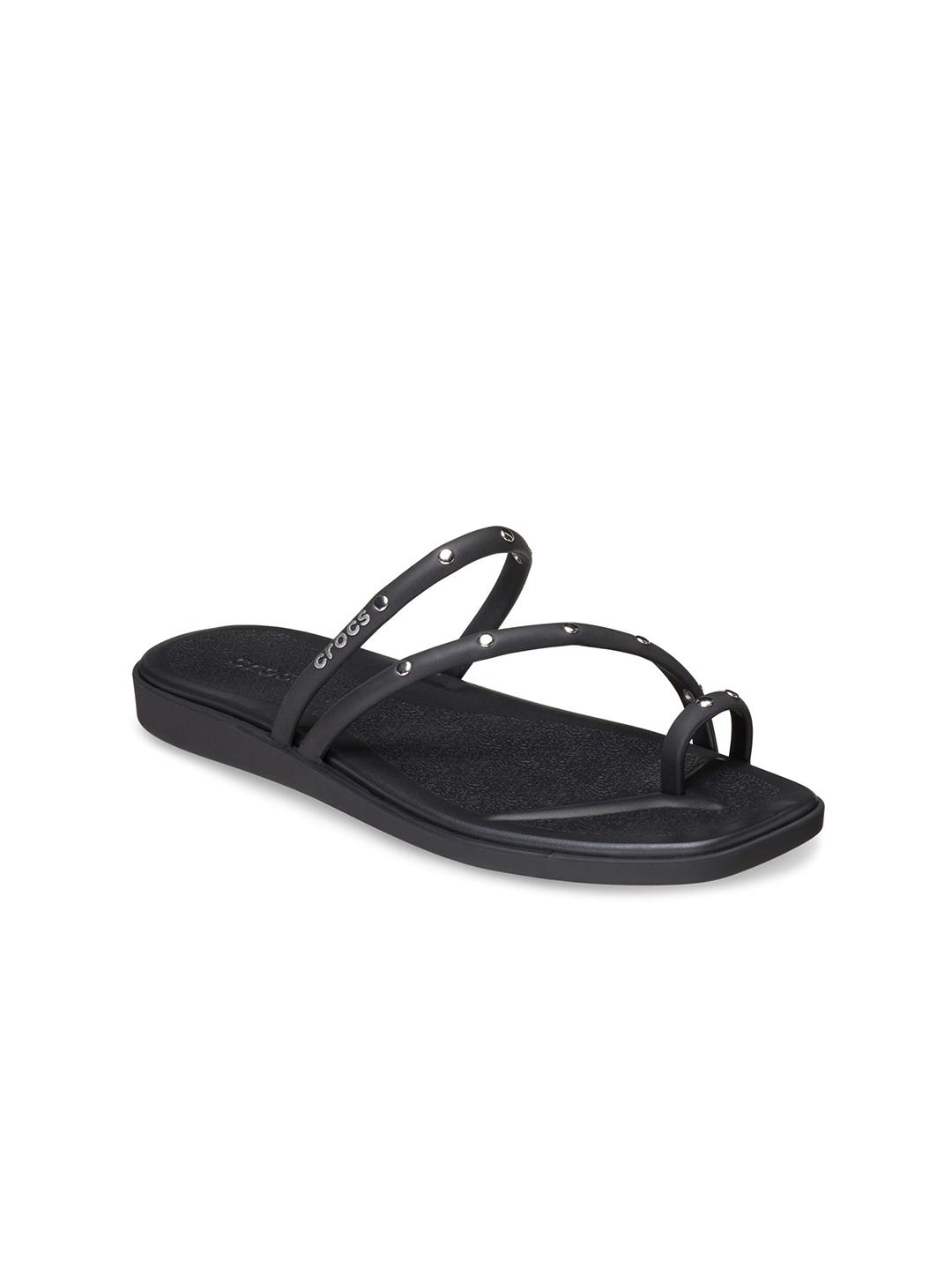 Crocs Thong Sandal With Ankle Strap Buy Crocs Brown Miami T-Bar