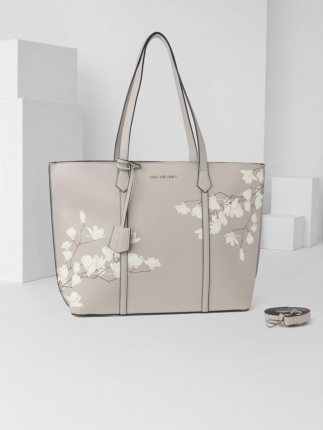 Buy Van Heusen Woman Floral Structured Shoulder Bag - Handbags for