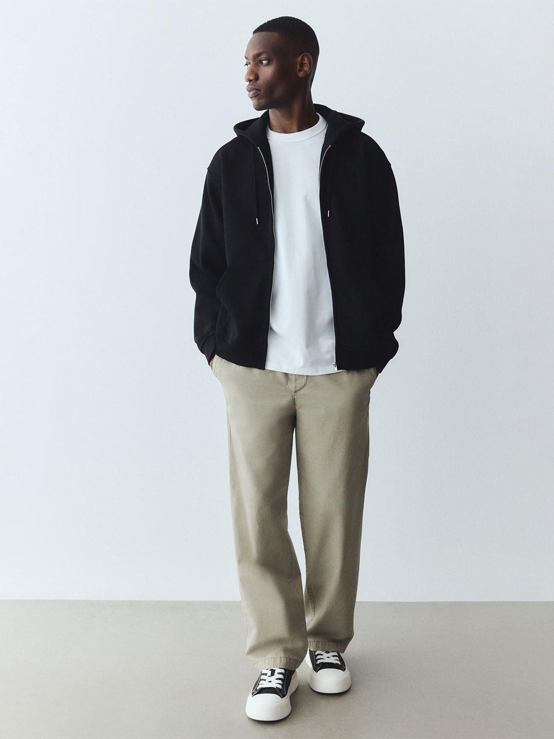 Buy H&M Loose Fit Zip-Through Hoodie - Sweatshirts for Men