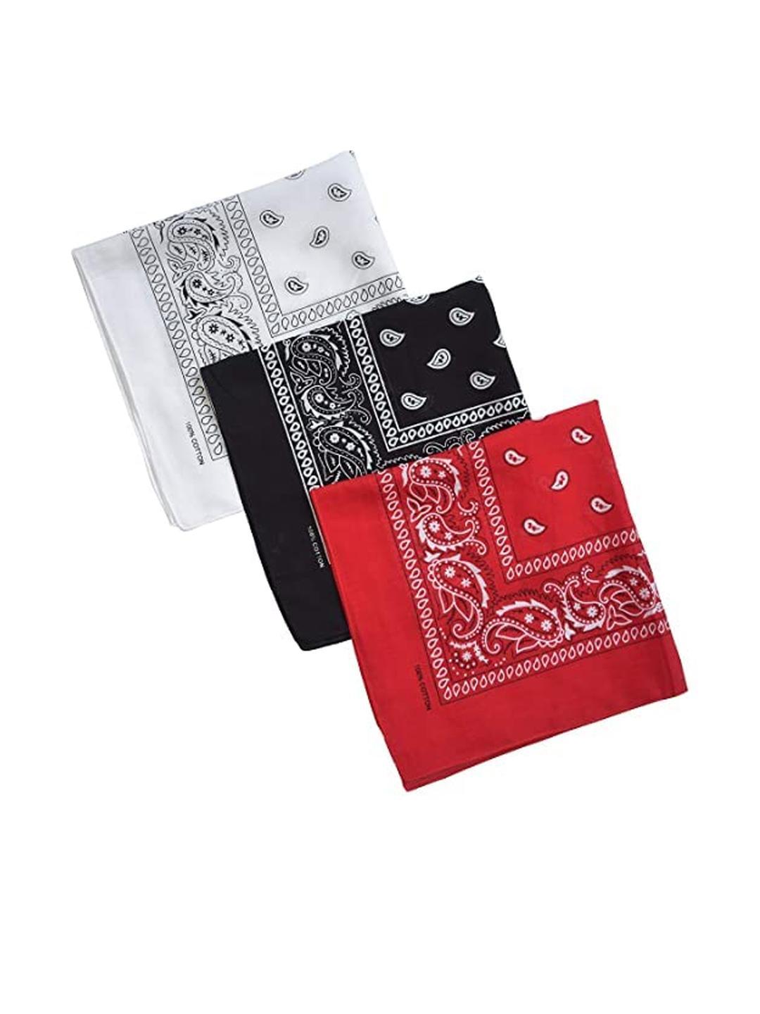 Aadikart Unisex Cotton Paisley Scarf - Image 1