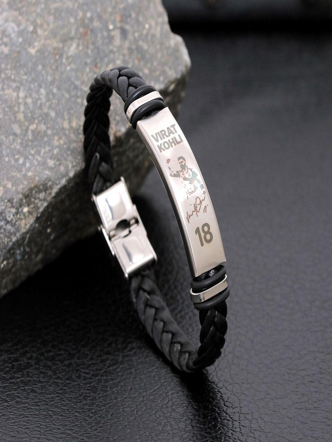 Buy UNIVERSITY TRENDZ Men Leather Wraparound Virat Kohli Century