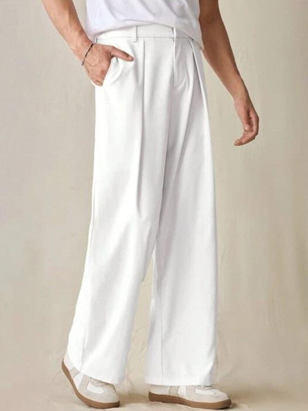 BROADSTAR Men Smart Loose Fit Trousers - Image 1