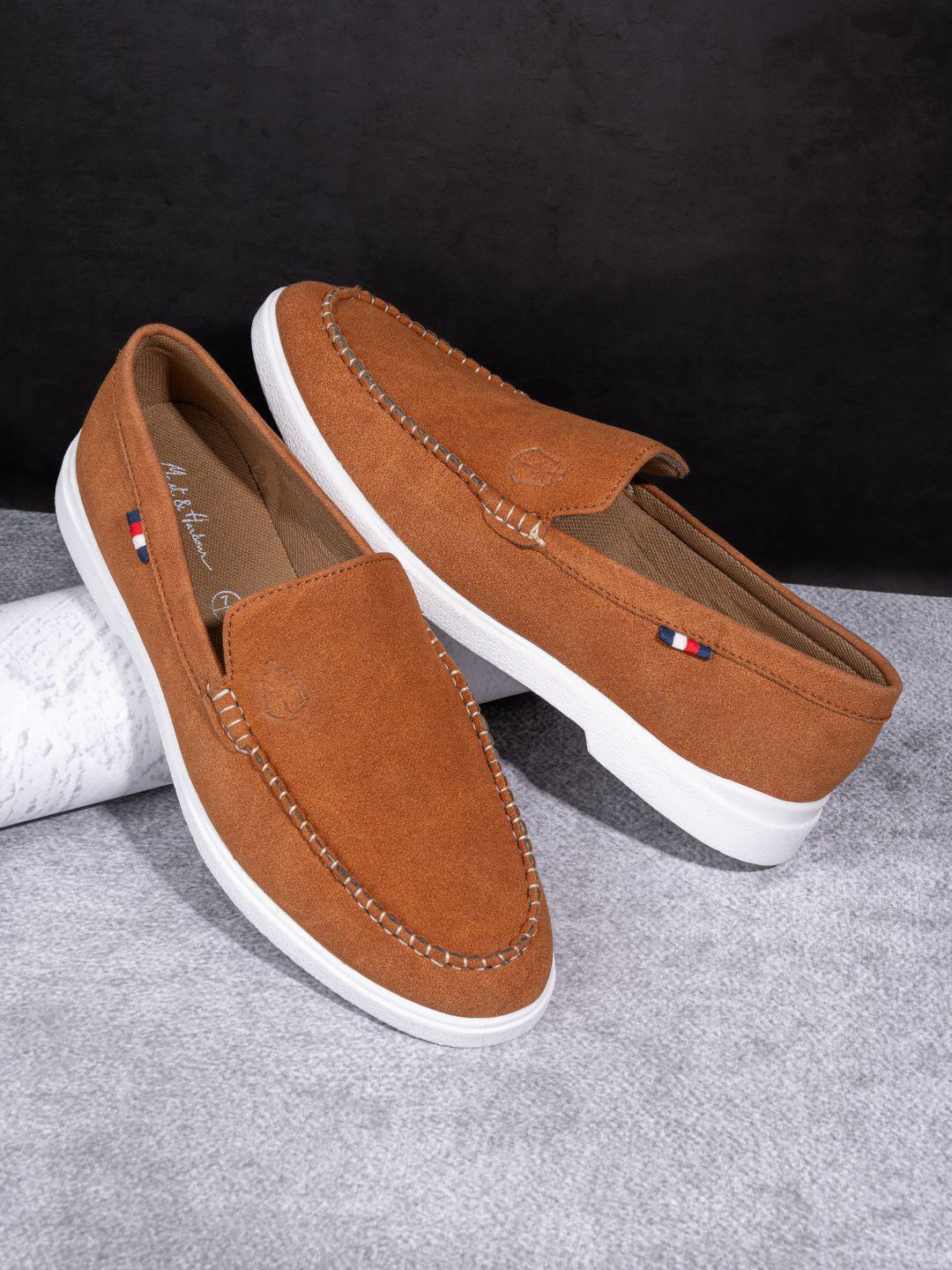 Mast & Harbour Men Contrast Sole Loafers - Image 1