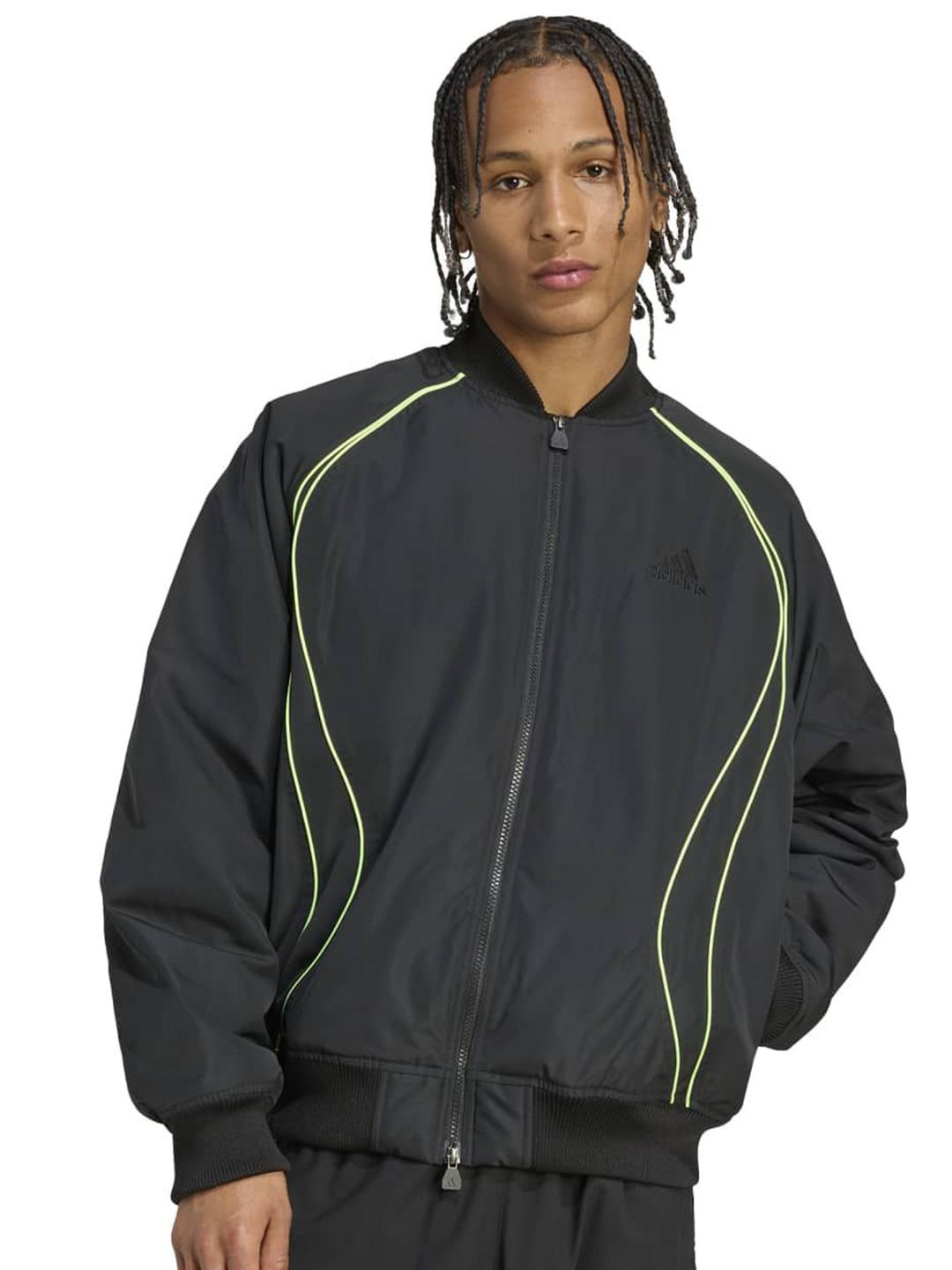 Buy ADIDAS Originals Men Solid Synthetic Bomber Jacket - Jackets