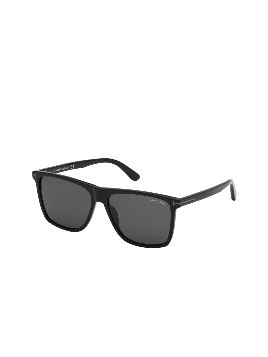 Buy Tom Ford Men Grey Lens & Black Square Sunglasses FT0832-N 59