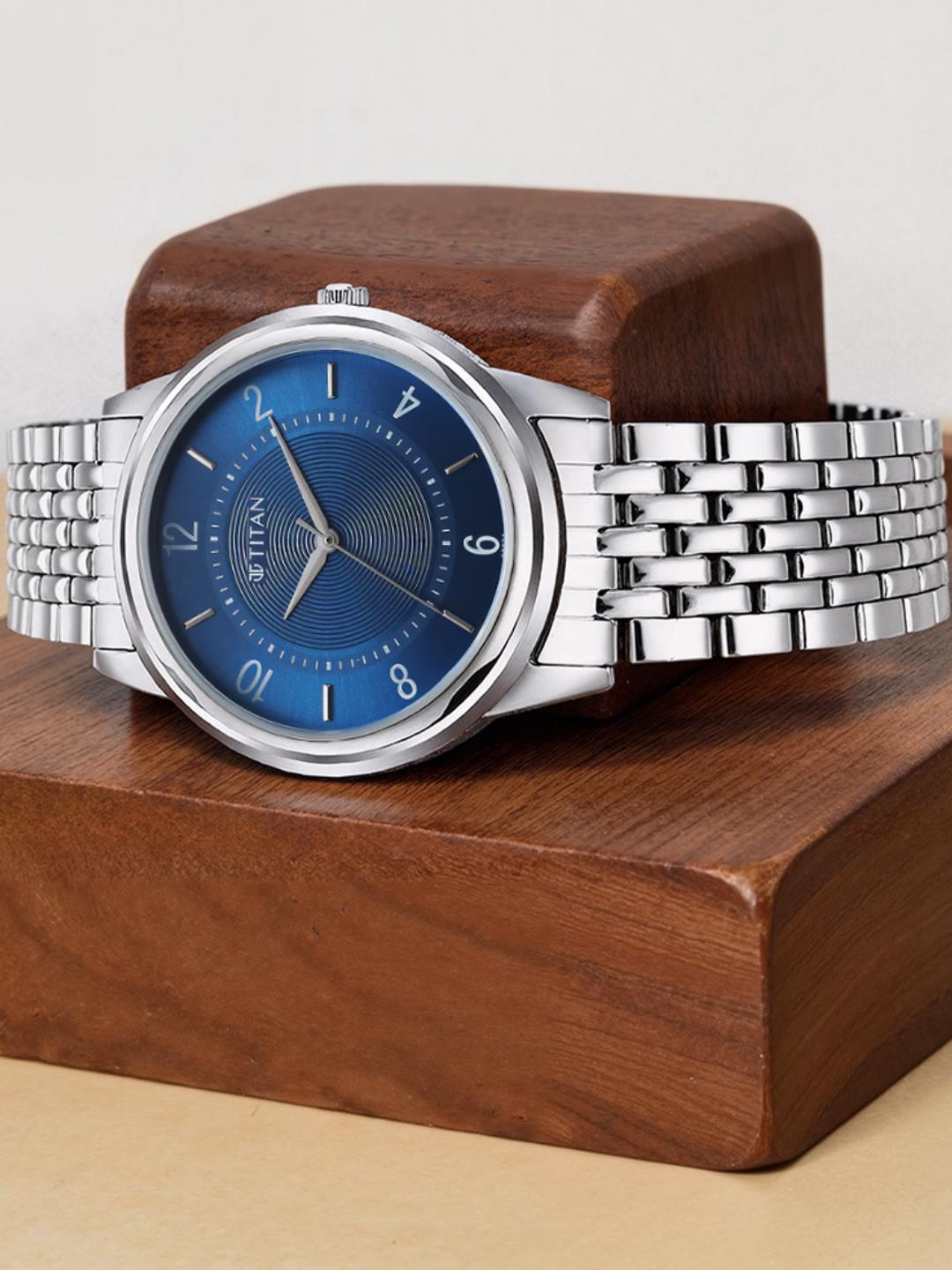Buy Titan Karishma Zing Quartz Analog With Blue Dial Watch For Men