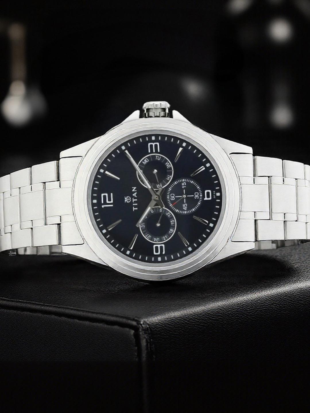 Buy Titan Eco Range Gents Men Blue Analogue watch NL1698SM02