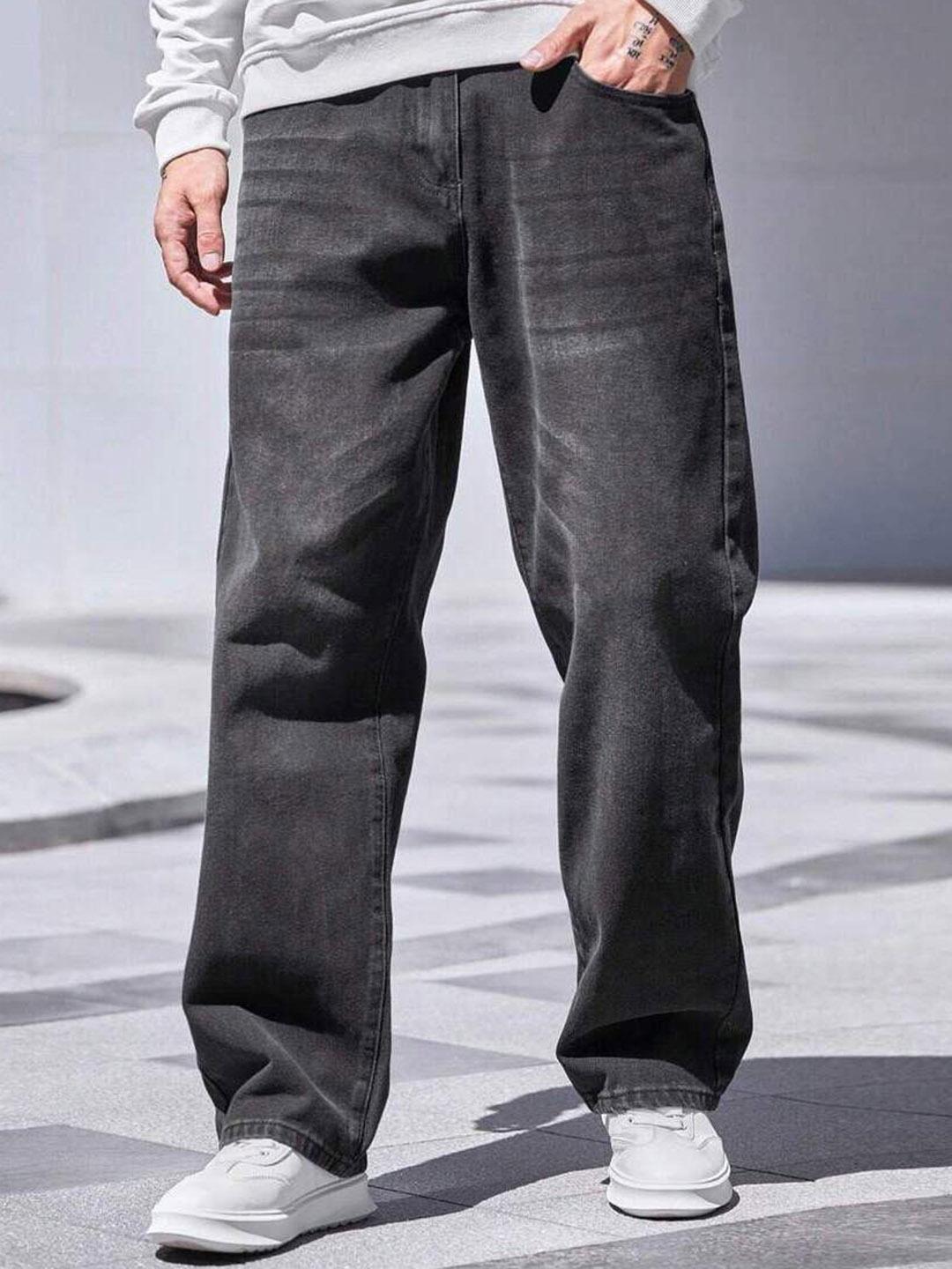 DENIMLOOK Men Baggy Fit Mid-Rise Jeans - Image 1