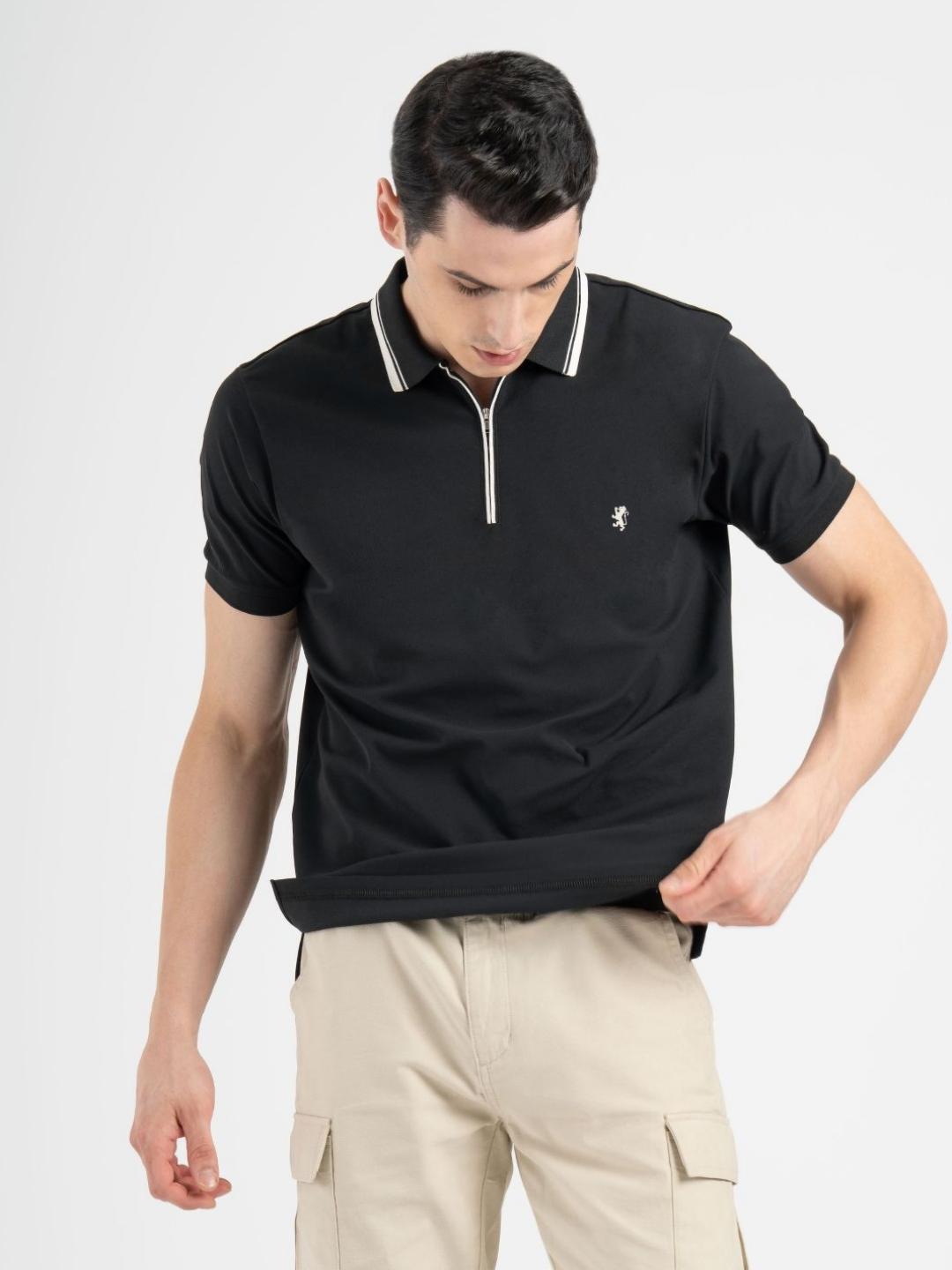 Red Tape Men Polo Collar Short Sleeves T-shirt Red - Image 1