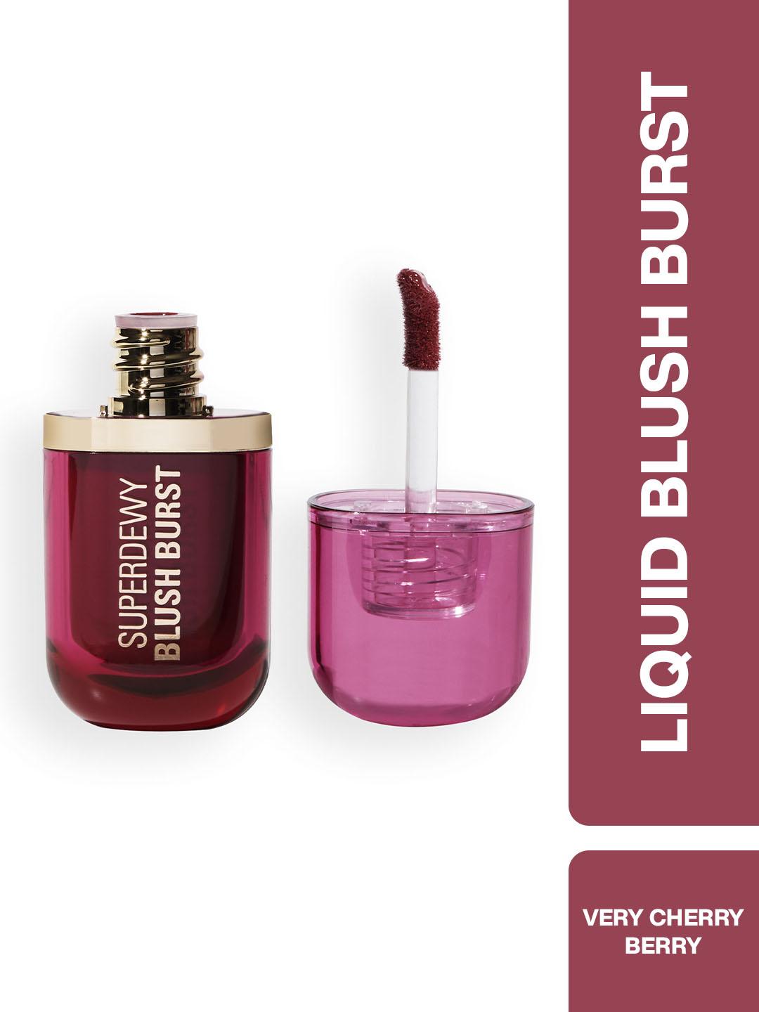 Makeup Revolution London Super Dewy Liquid Blush Burst - 4.2 ml - Cherry Berry