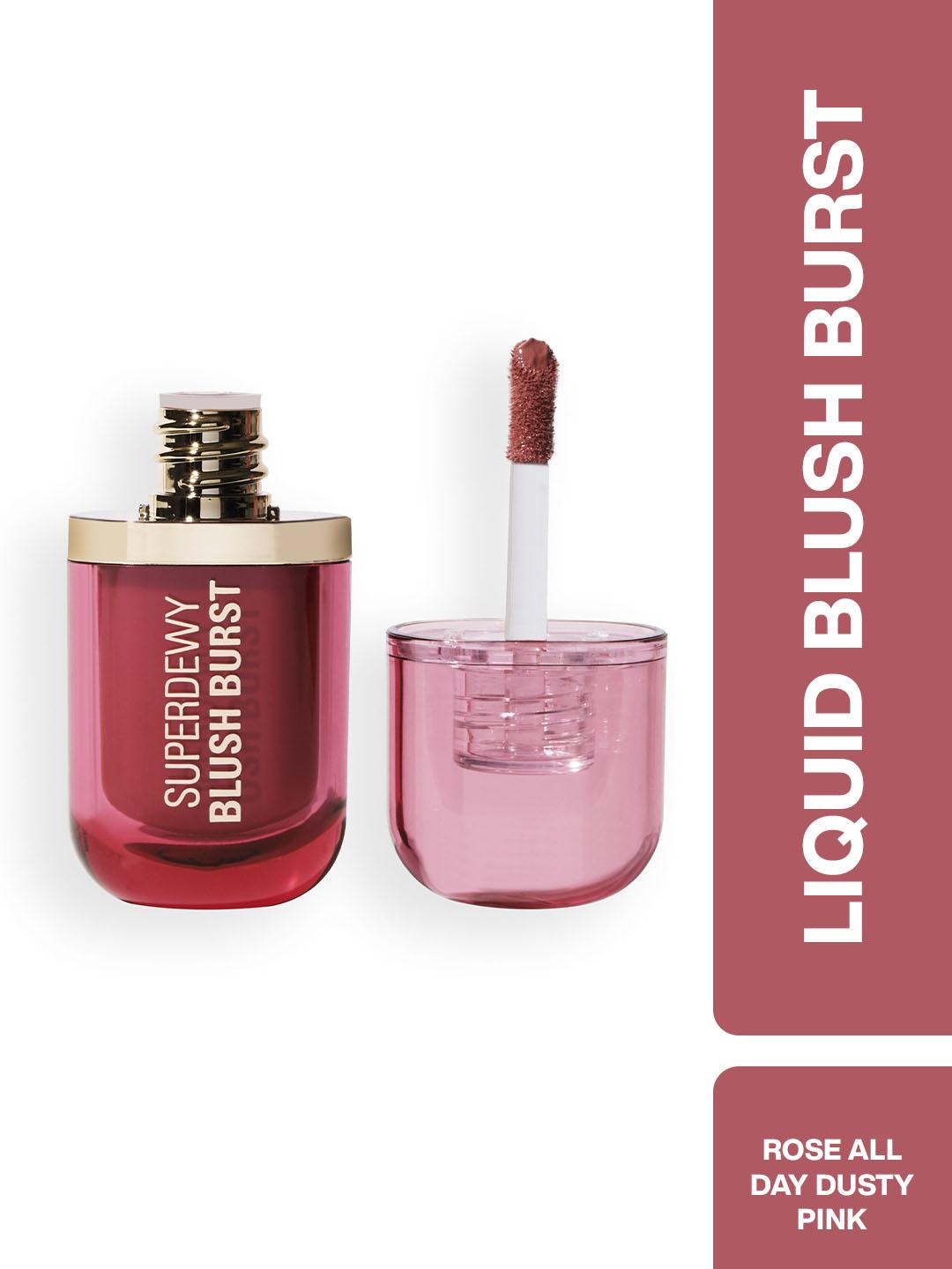 Buy Makeup Revolution London Super Dewy Liquid Blush Burst - 4.2 ml - Rose All Day Dusty Pink - - Personal Care for Women