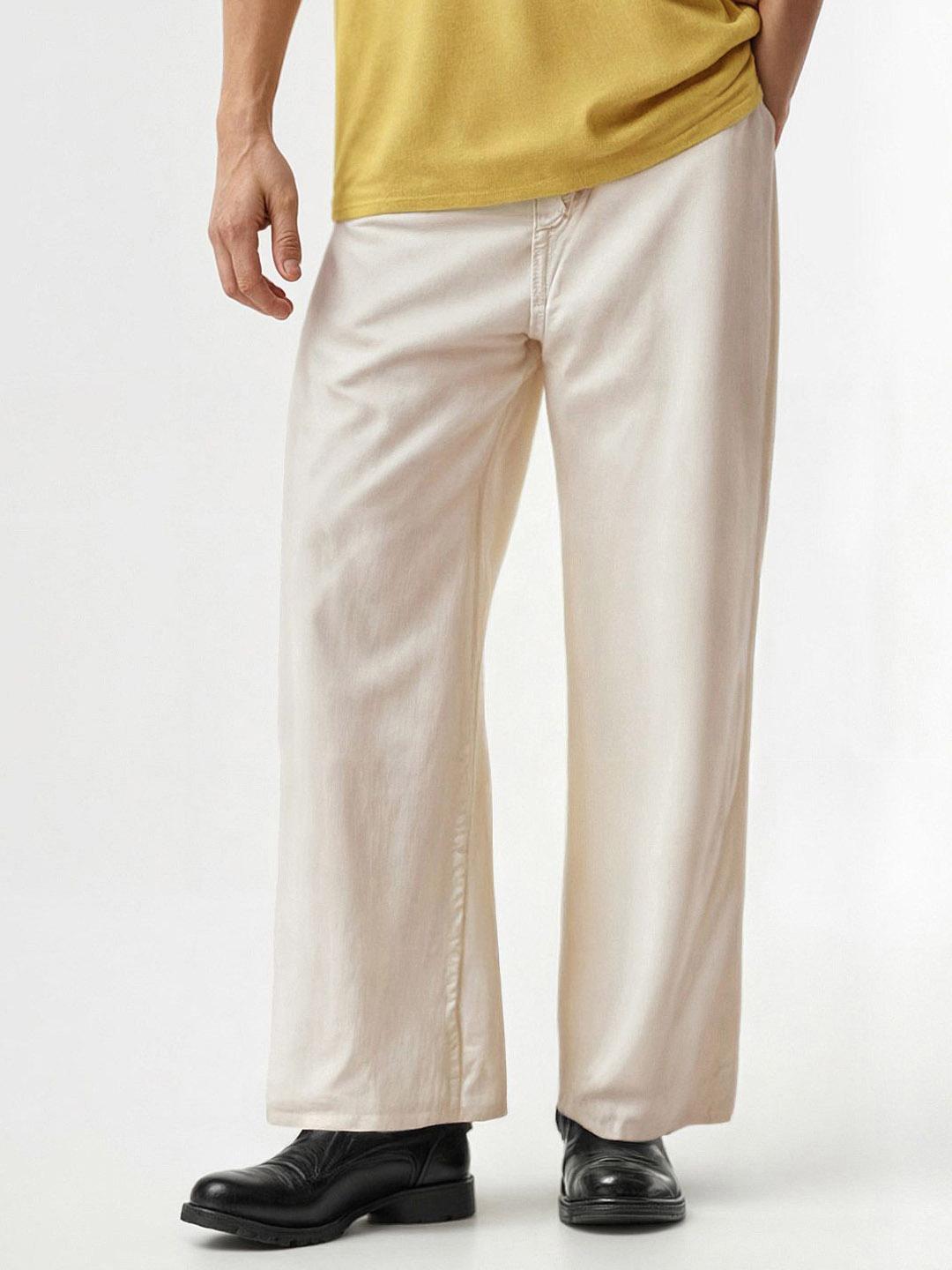 SZN Men Classic Straight Fit Mid-Rise Cotton Jeans
