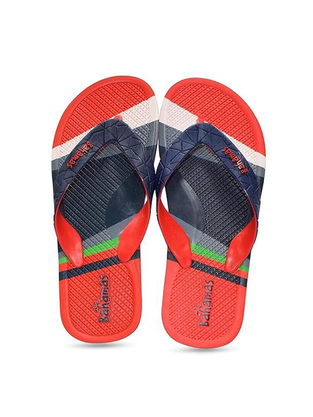 Buy Bahamas Men Colourblocked Rubber Room Slippers Flip Flops