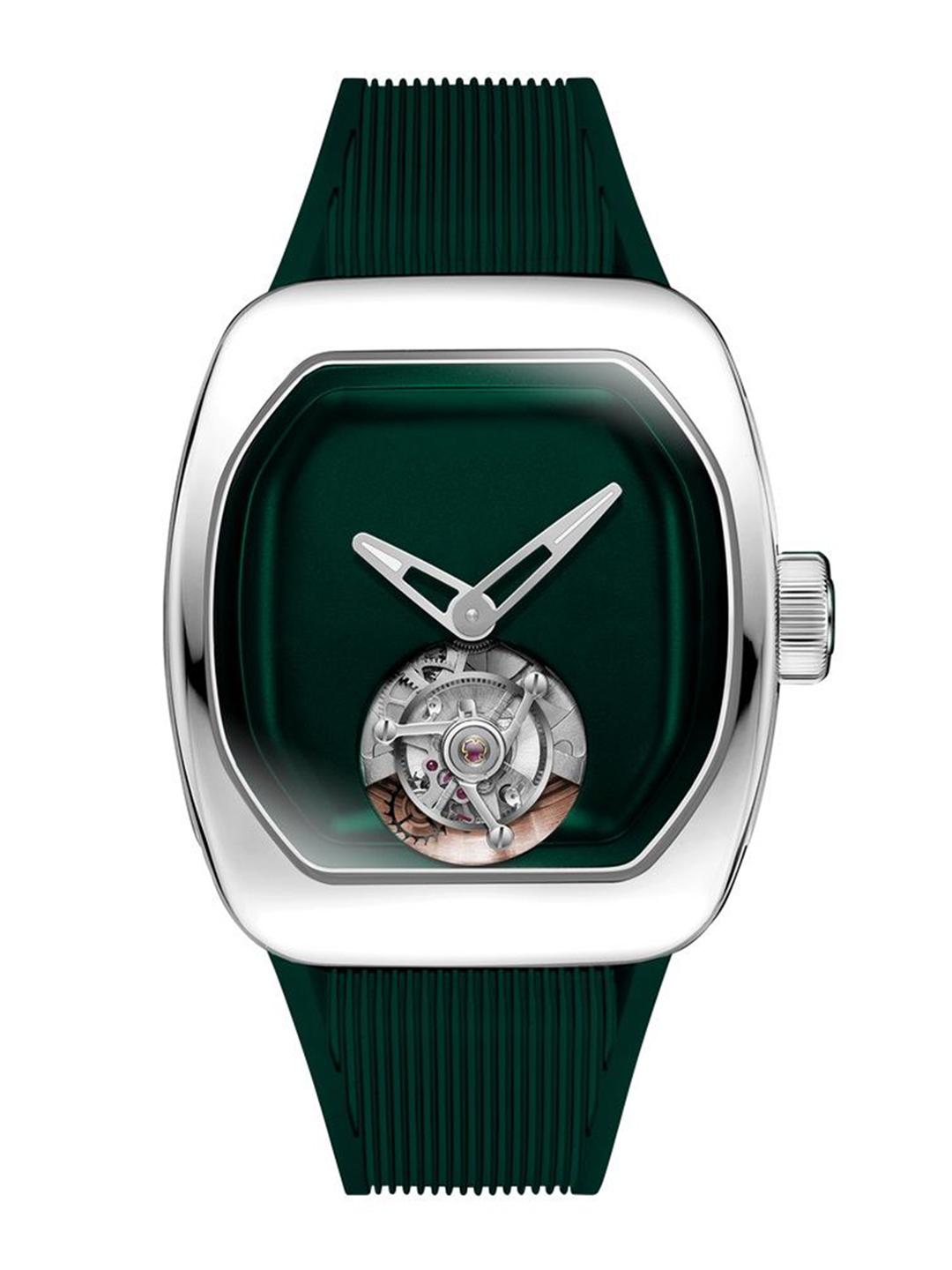 Buy ZEROO Men Skeleton Square Dial & Straps Analogue Automatic