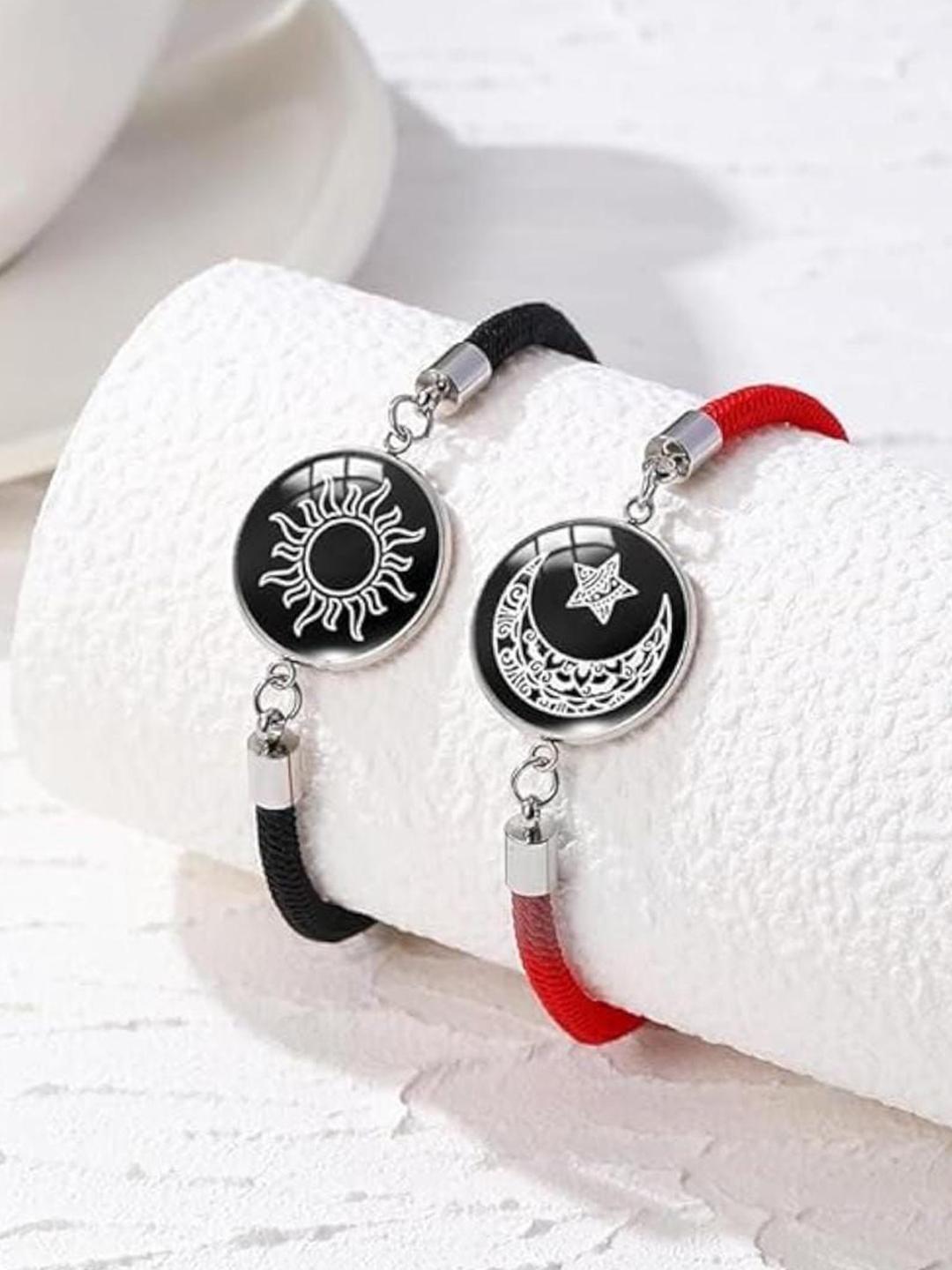 Buy PASU FASHION Unisex Set of 2 Luminous Couple Sun Moon
