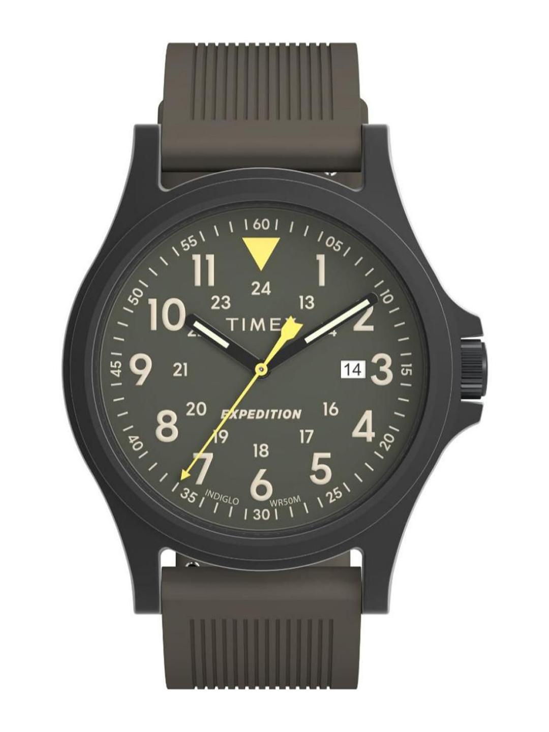 Wrist Watch Timex Boy Scout Watch Timex Expedition Men Brass Dial - Main Image