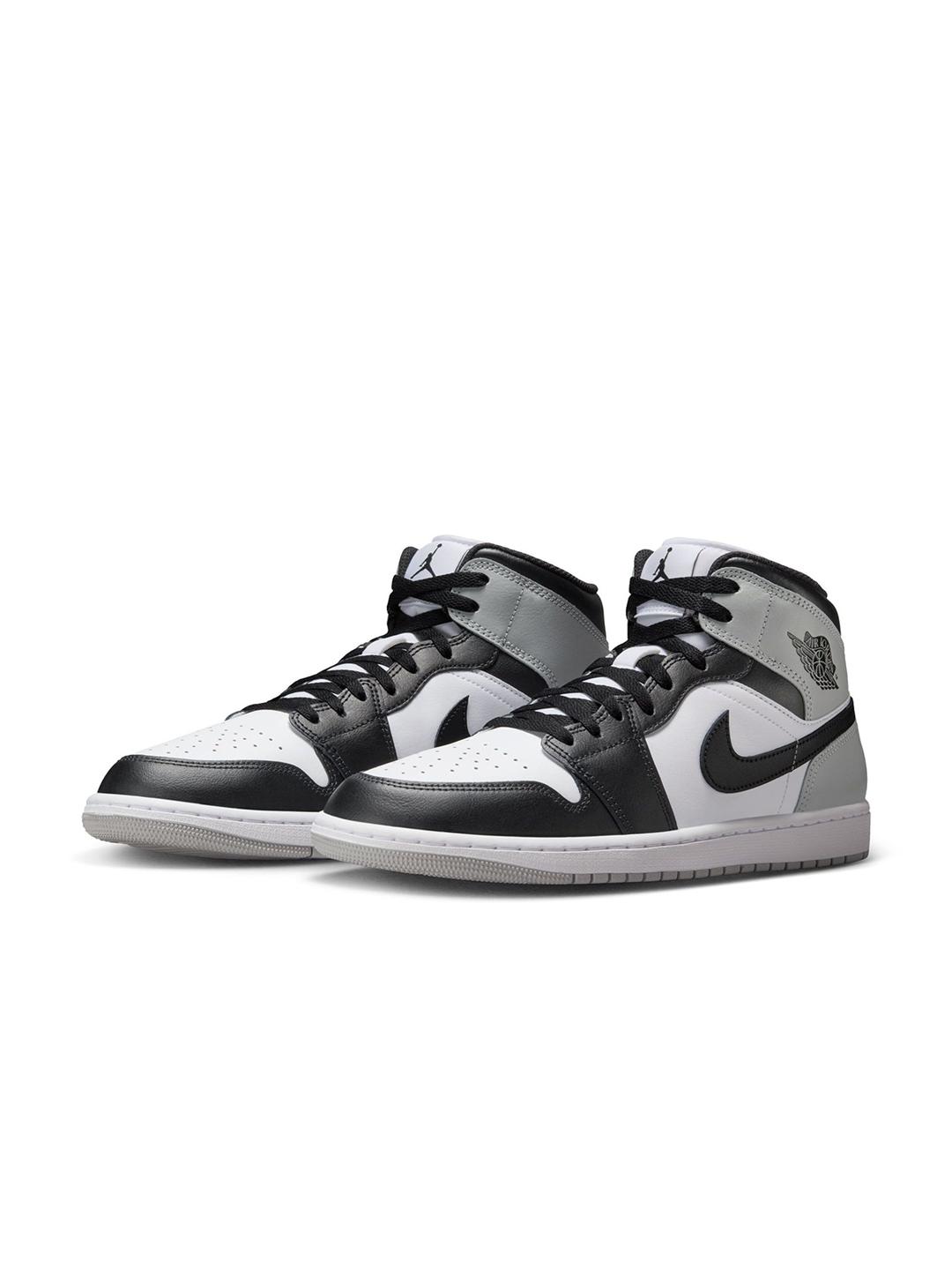Nike GS Air Jordan 1 Mid White/Black 25㎝ Jordan - Air Jordan 1 Mid - VegNonVeg