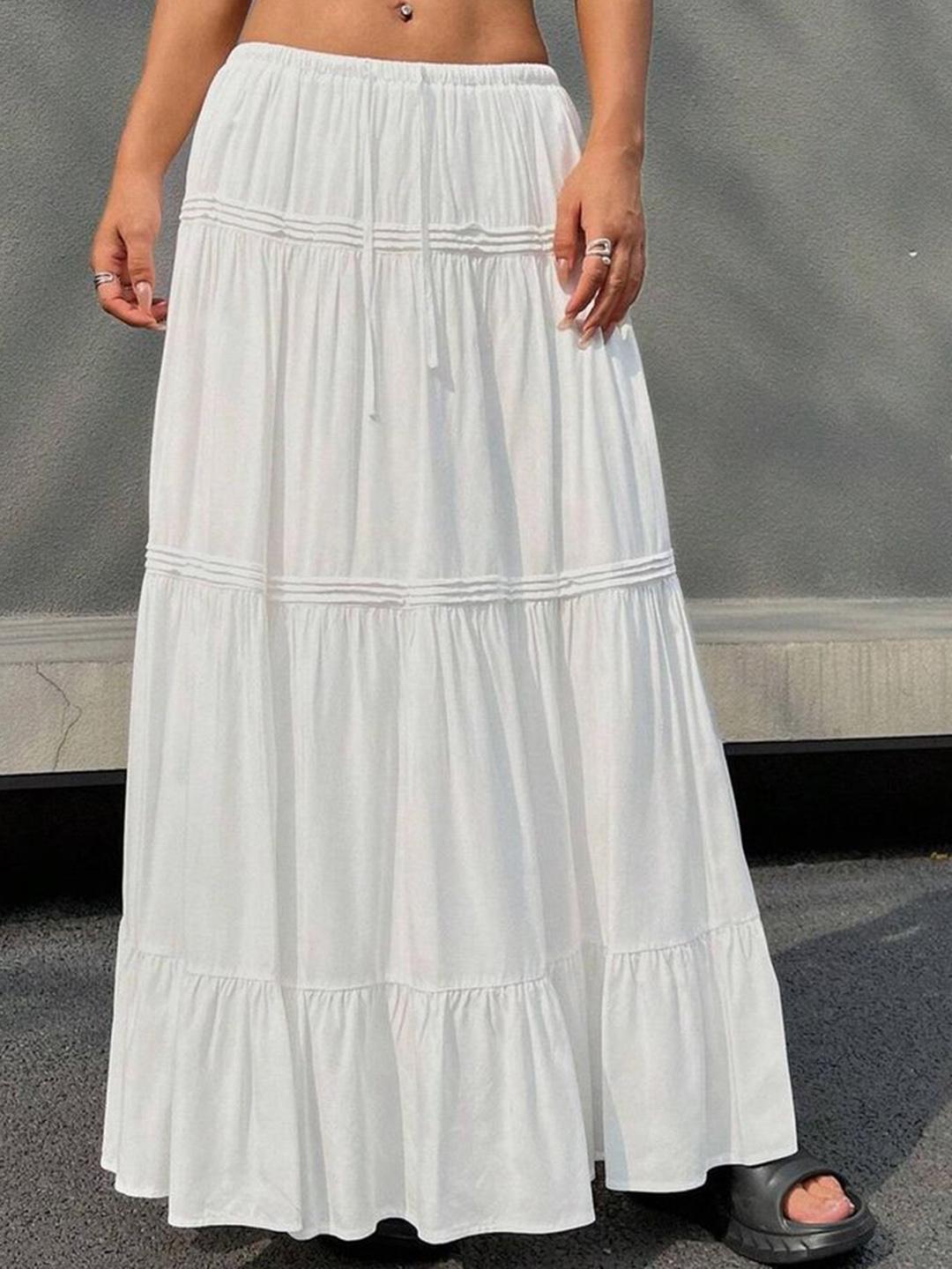 美品【Lu.】I-Line Skirt / White 美品【Lu.】I-Line Skirt / White