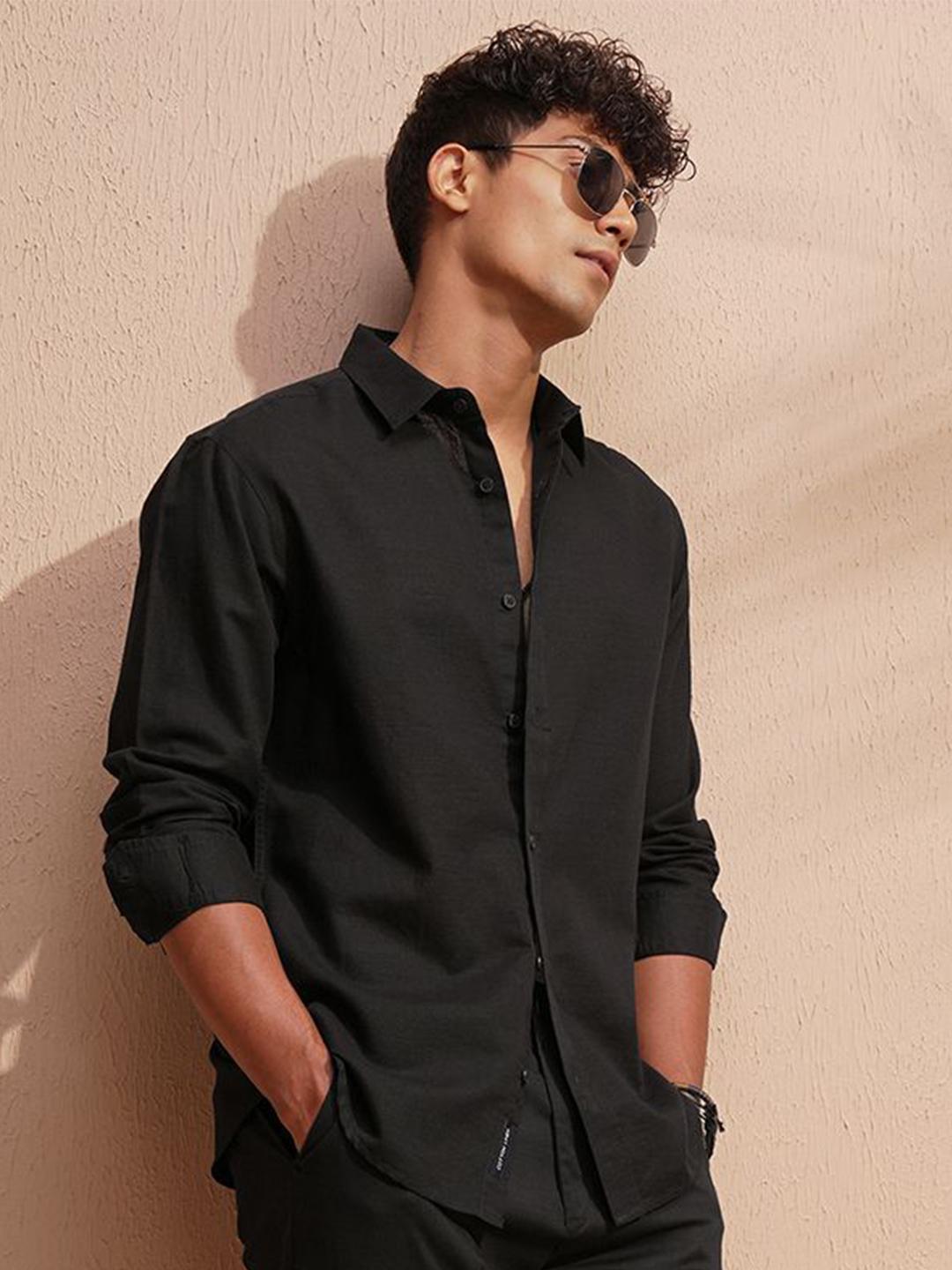 HIGHLANDER Cotton Linen Casual Shirt - Image 1