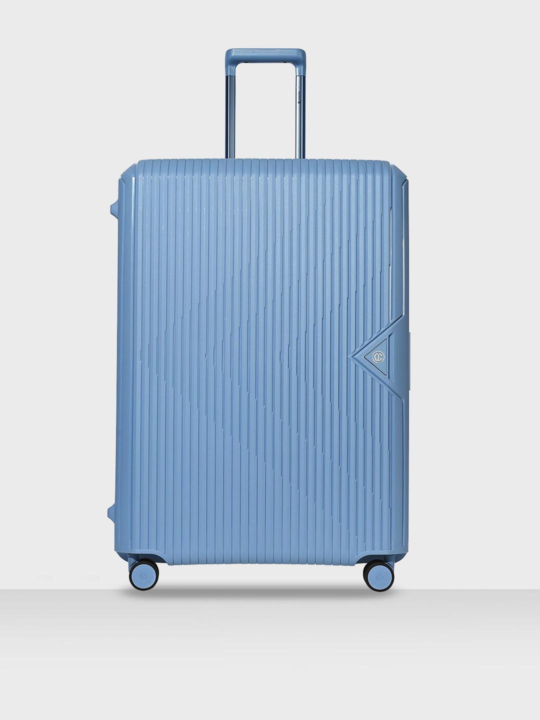 Buy CARLTON Locke Blue Hardsided 77.5cm Check-in Large Trolley Bag