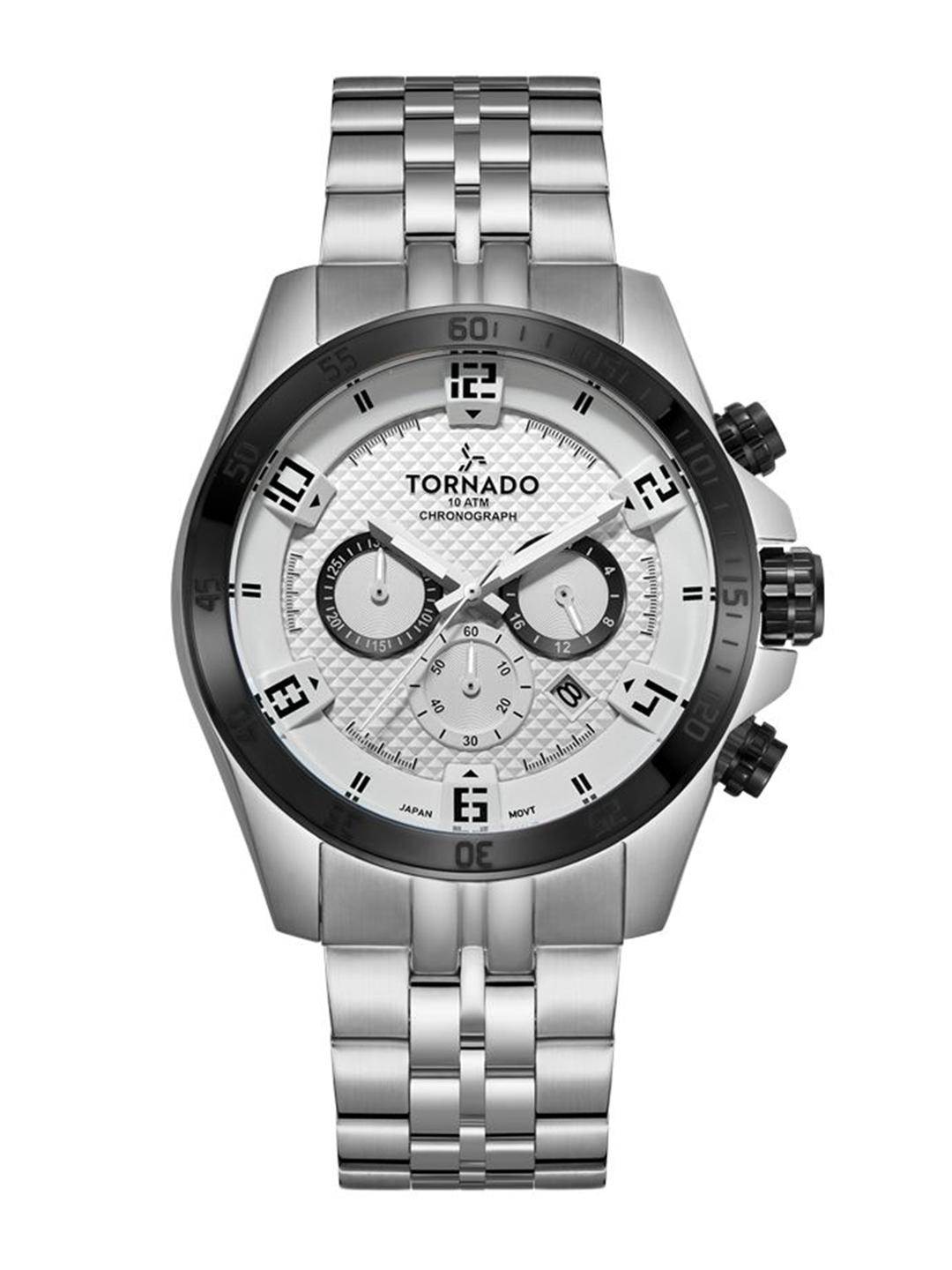 Buy TORNADO Men Stainless Steel Bracelet Style Straps Analogue
