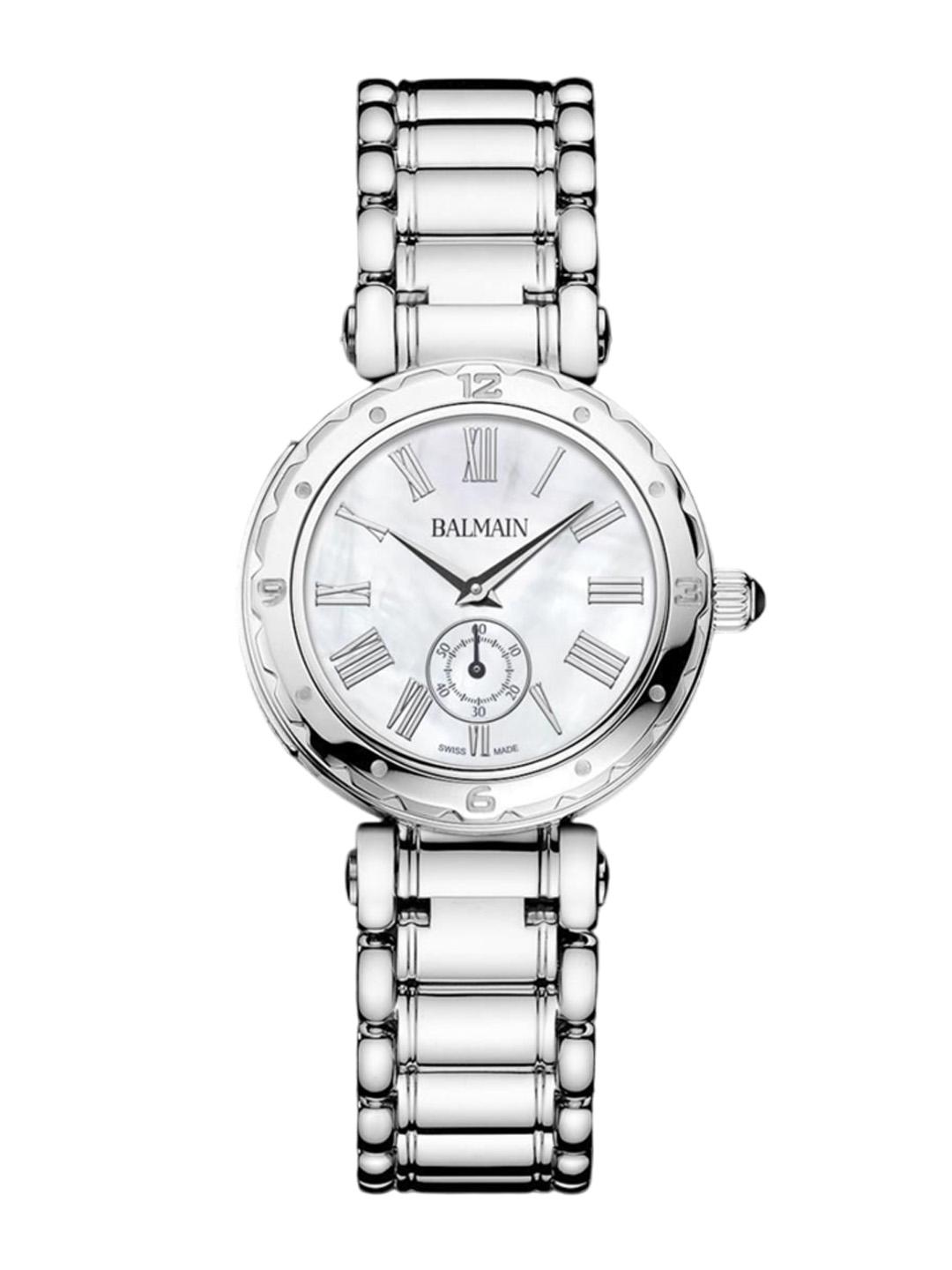 Balmain Women Embellished Dial Stainless Steel Bracelet Style Straps  Analogue Watch B45513382