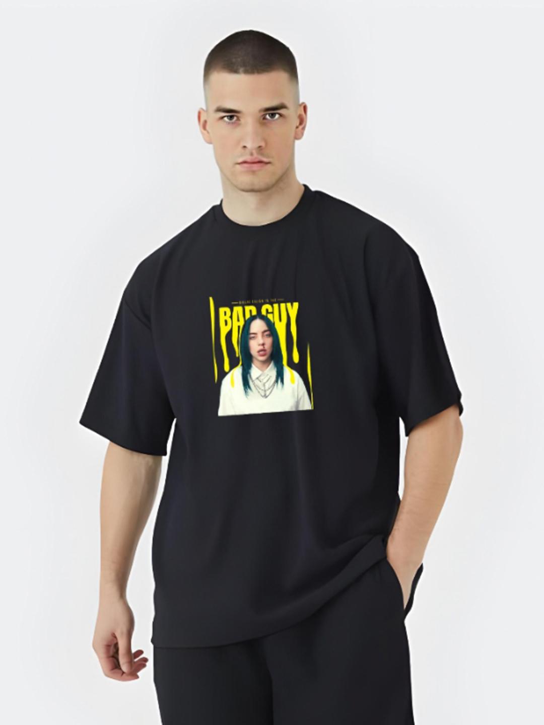 Buy Stitchmeashirt Men Billie Eilish Printed Drop-Shoulder Sleeves