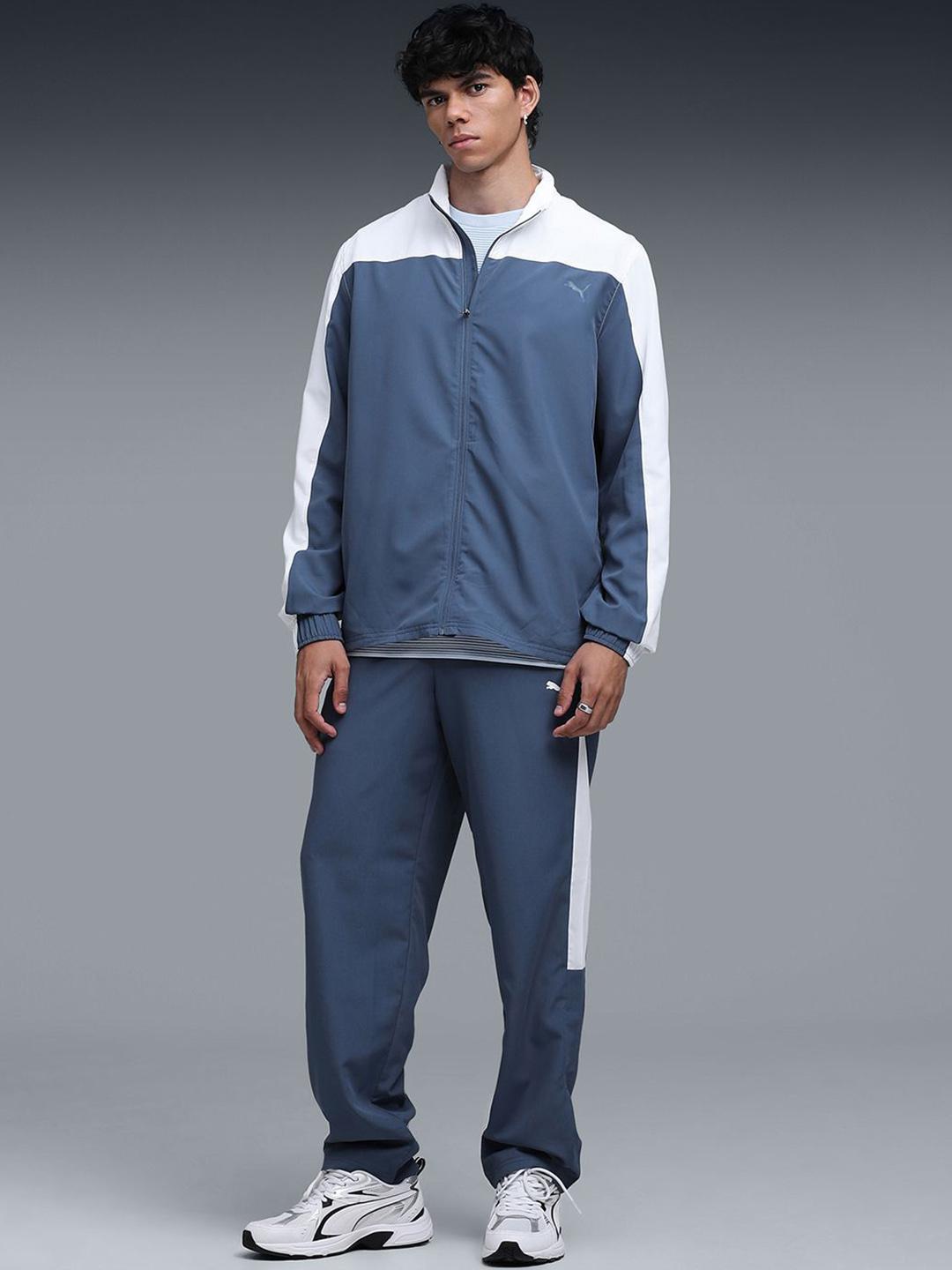 Puma Essentials Woven Colourblocked Tracksuit - Image 1