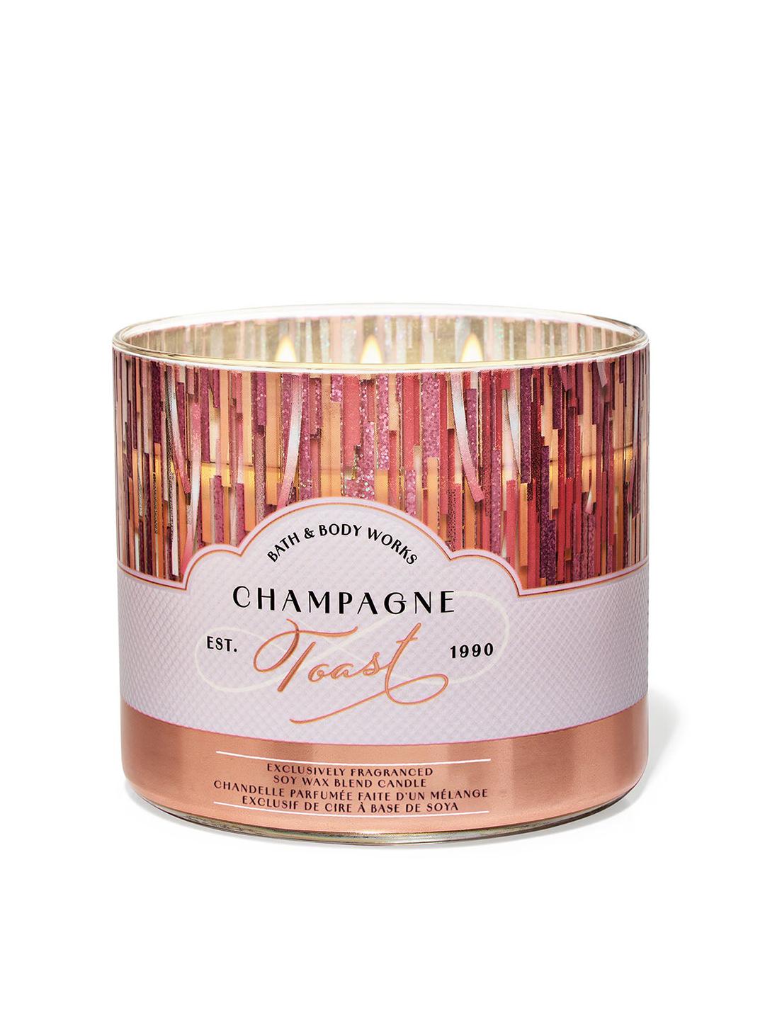 Buy Bath & Body Works Champagne Toast Scented 3 Wick Abstract