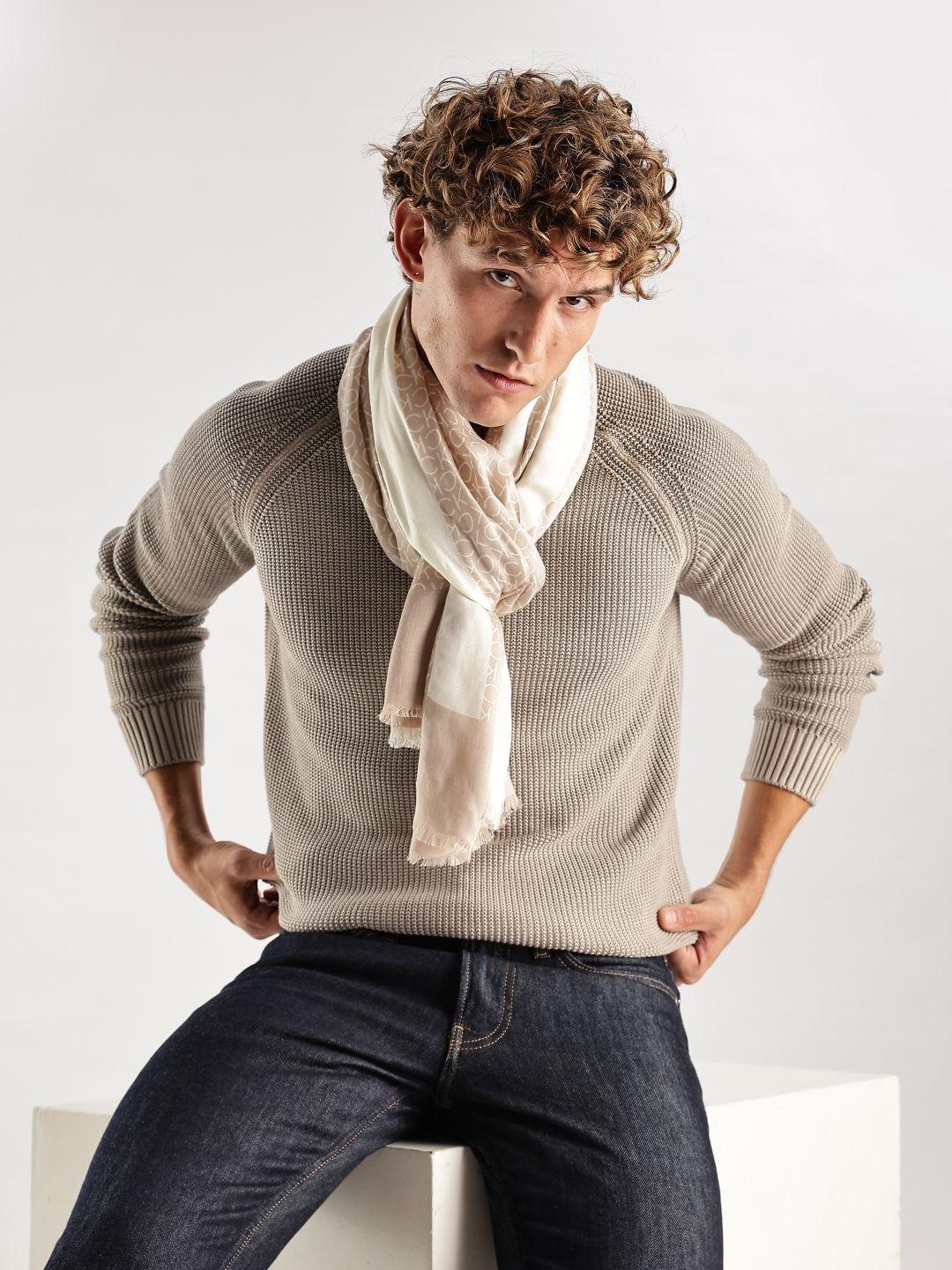Calvin Klein Jeans Men Ribbed Pullover Sweater