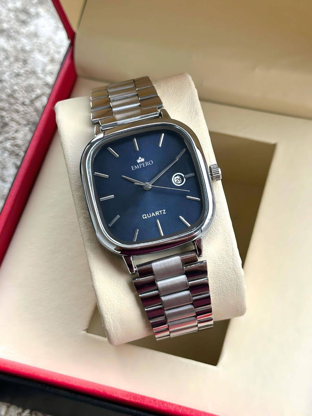 EMPERO EAB222 Blue Dial Stainless Steel Watch - Image 1