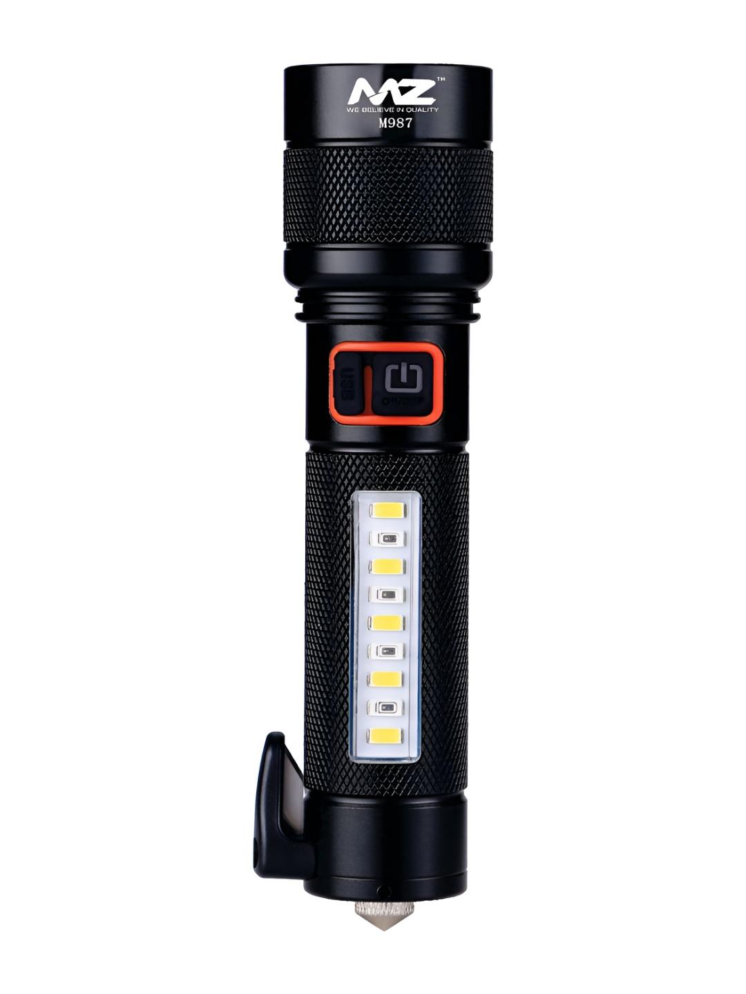 YA−MAN M-20 Buy MZ M987 Black Metal Rechargeable Led Flashlight - Flashlight