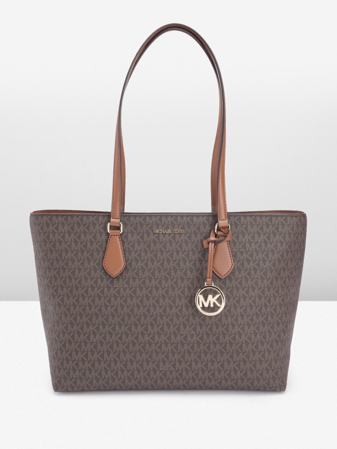 Buy Michael Kors Brand Logo Print Structured Shoulder Bag