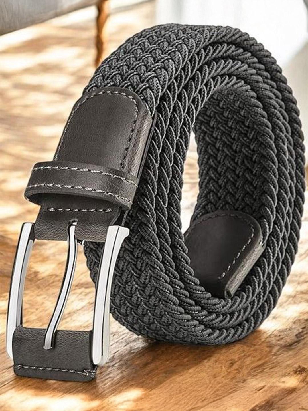 Buy The Roadster Lifestyle Co Men Slim Braided Belt Belts for