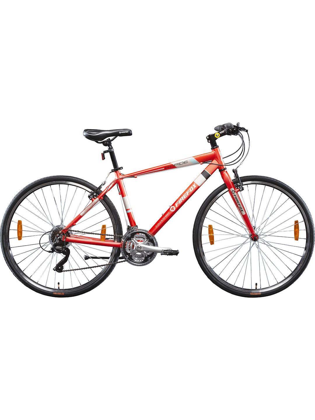 FIREFOX Rapide 700C 21 Gear Front Suspension 95% Assembled Hybrid Red Cycle