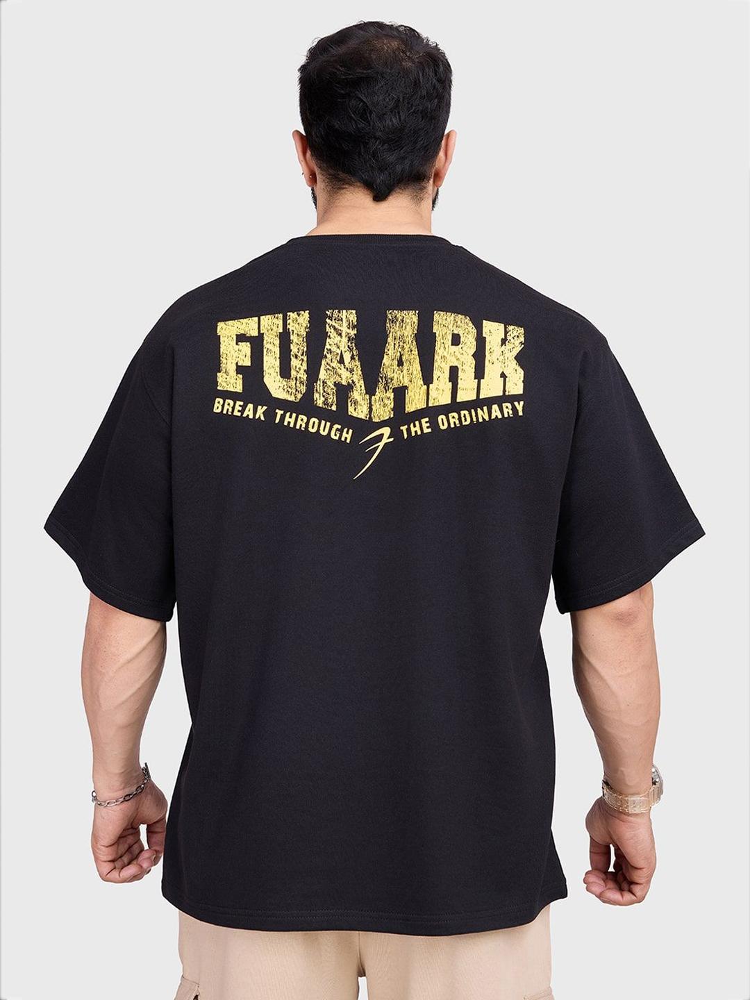 Buy FUAARK Men Moisture Wicking Cotton Oversized Fit Printed T