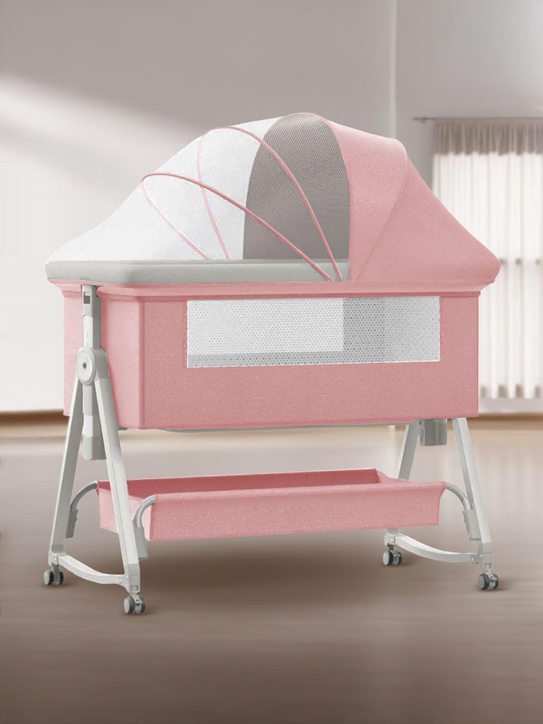 Buy StarAndDaisy Pink 3-in-1 Baby Cradle With Locking Wheels