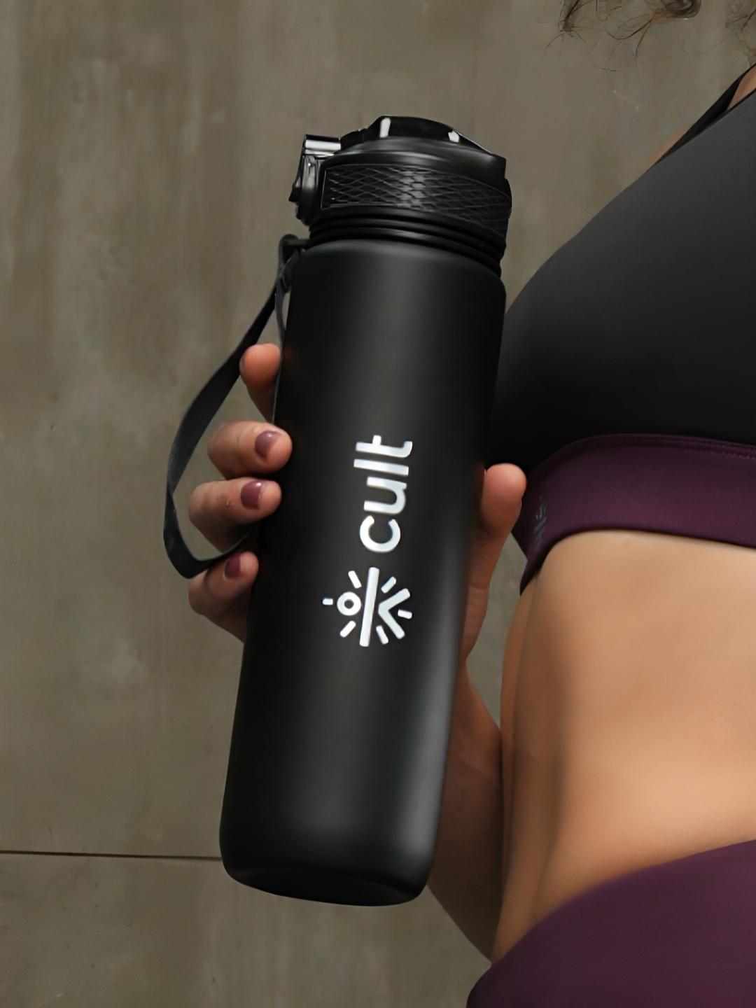 Buy CULT Black Brand Logo Plastic Lockable Lid Sipper - 1L - Water
