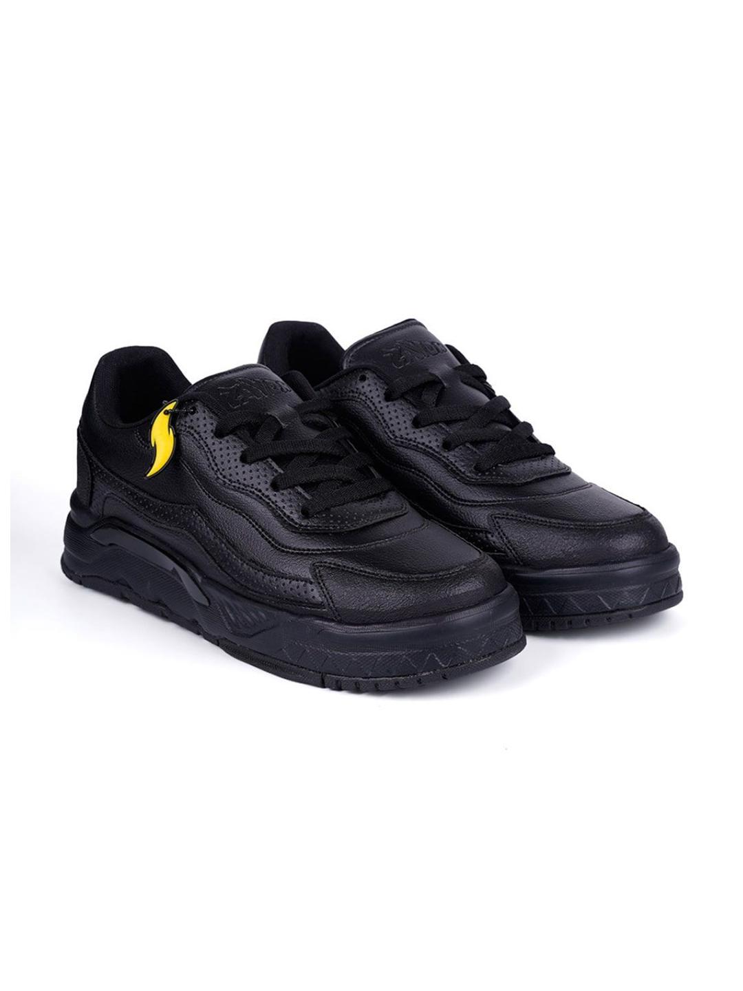 Buy ZAYDN COAL Men's Solid Round Toe Lace-Ups Casual Sneaker