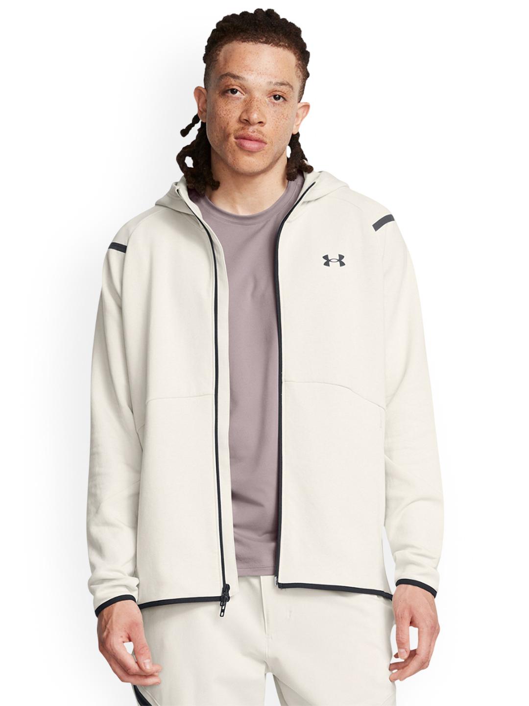 Under Armour スノーウェア Buy UNDER ARMOUR Men Unstoppable Solid Hooded Full Zip Sports