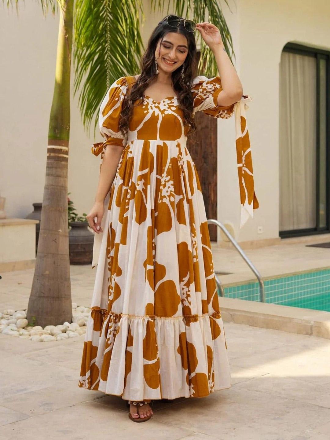 Amboise Gathered Flare Dress Ecru Flared Cotton Dress With