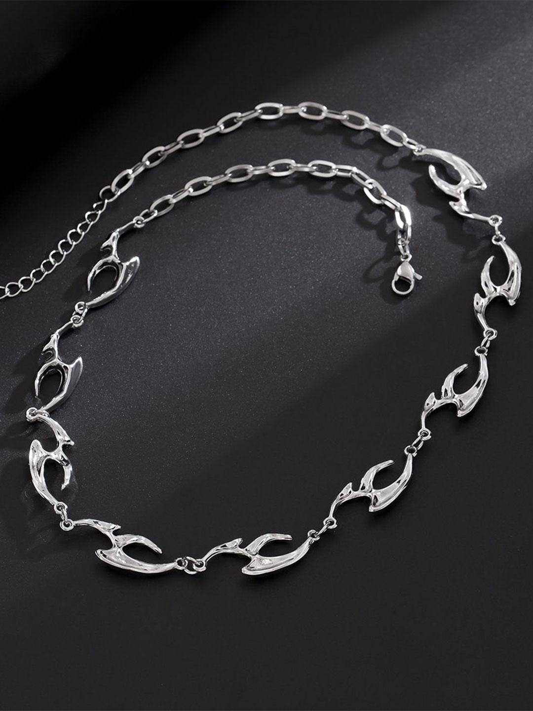 StyleCast x Revolte Silver-Plated Minimal Necklace