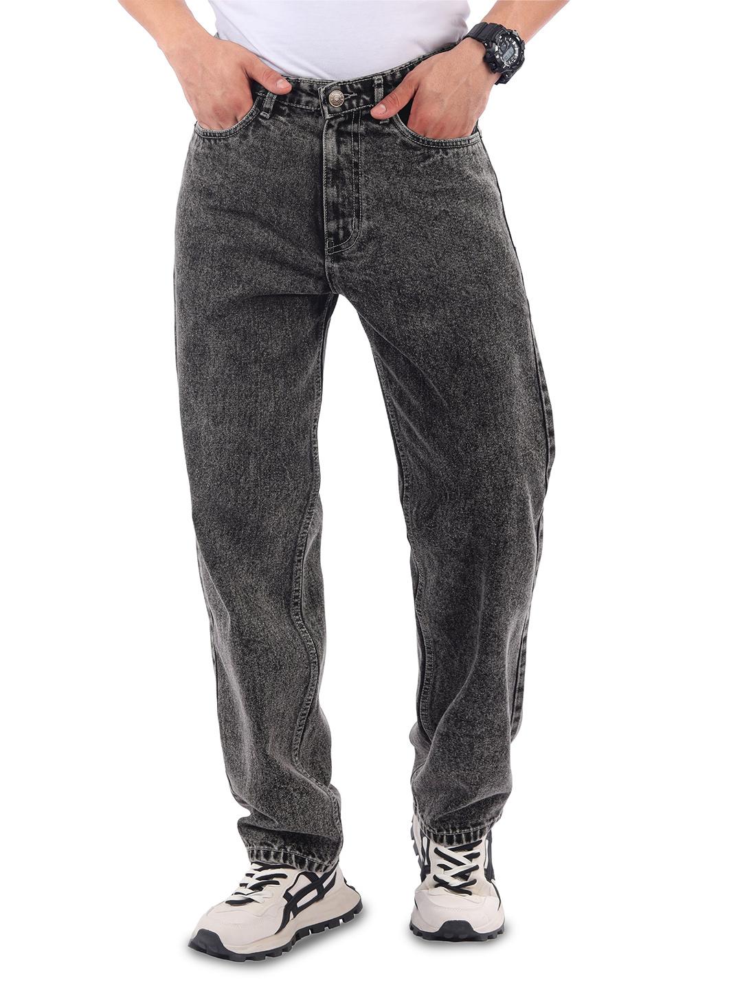 Buy Beyoung Men Black Cloud Original Mid-Rise Heavy Fade