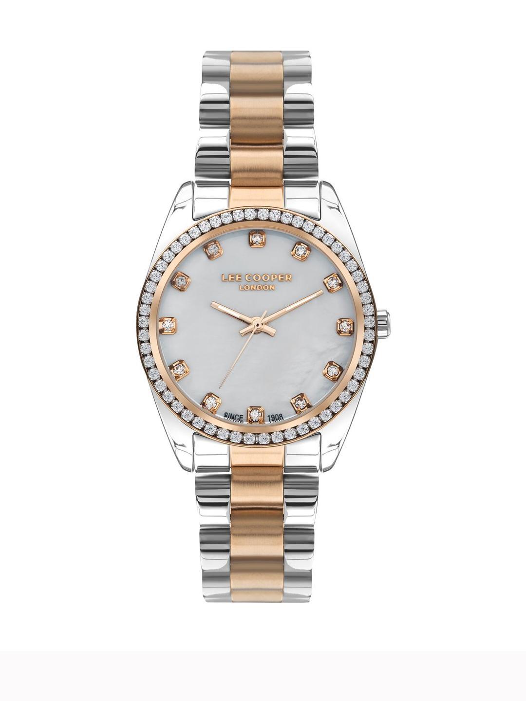 Buy Lee Cooper Women Dial & Stainless Steel Bracelet Style Straps